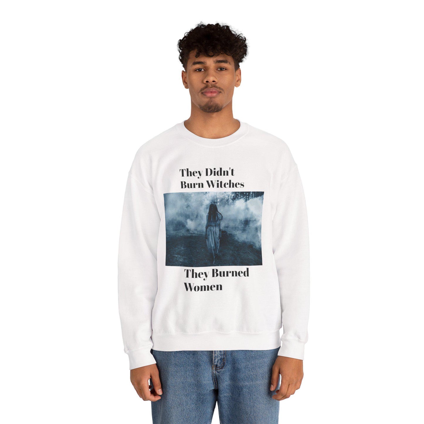Witchy Crewneck Sweatshirt | Cozy Unisex Gift for Rebel Souls, Perfect for Fall, Halloween, and Everyday Comfort, Statement Apparel, - Toddcraft