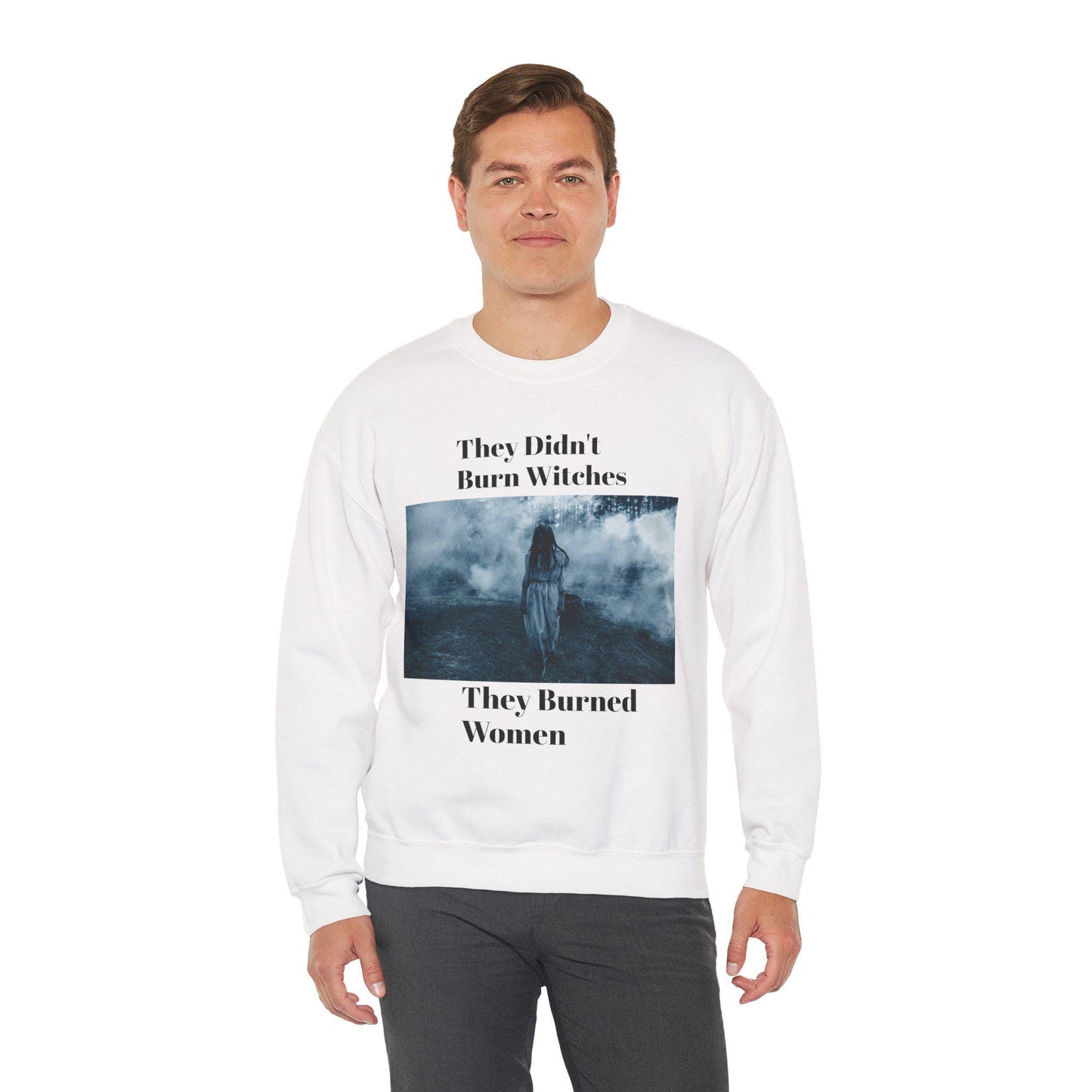 Witchy Crewneck Sweatshirt | Cozy Unisex Gift for Rebel Souls, Perfect for Fall, Halloween, and Everyday Comfort, Statement Apparel, - Toddcraft