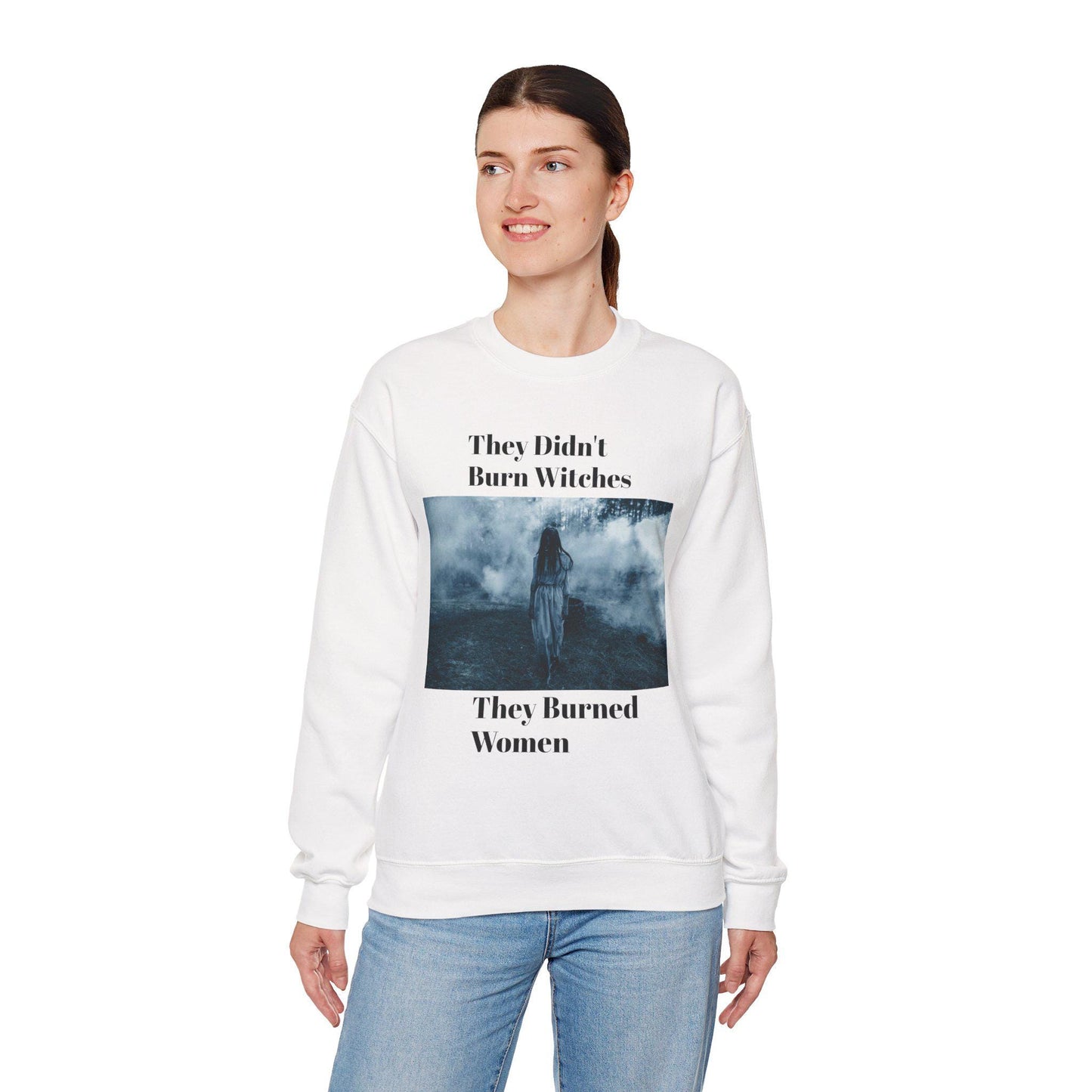 Witchy Crewneck Sweatshirt | Cozy Unisex Gift for Rebel Souls, Perfect for Fall, Halloween, and Everyday Comfort, Statement Apparel, - Toddcraft