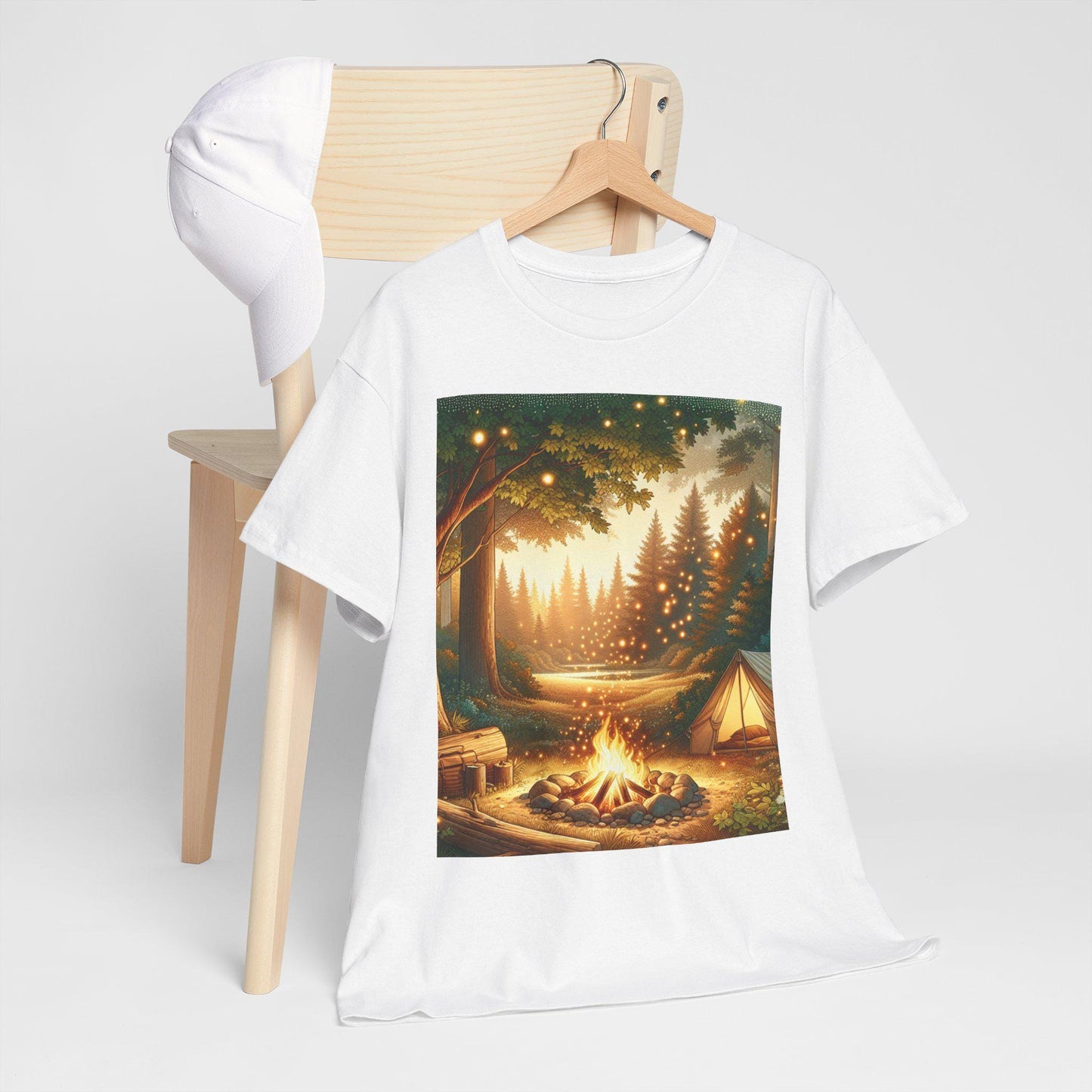 Unisex Heavy Cotton Tee Shirt, Soft Durable Casual T-Shirt, Comfortable Everyday Wear, Classic Fit Top for Men & Women - Toddcraft