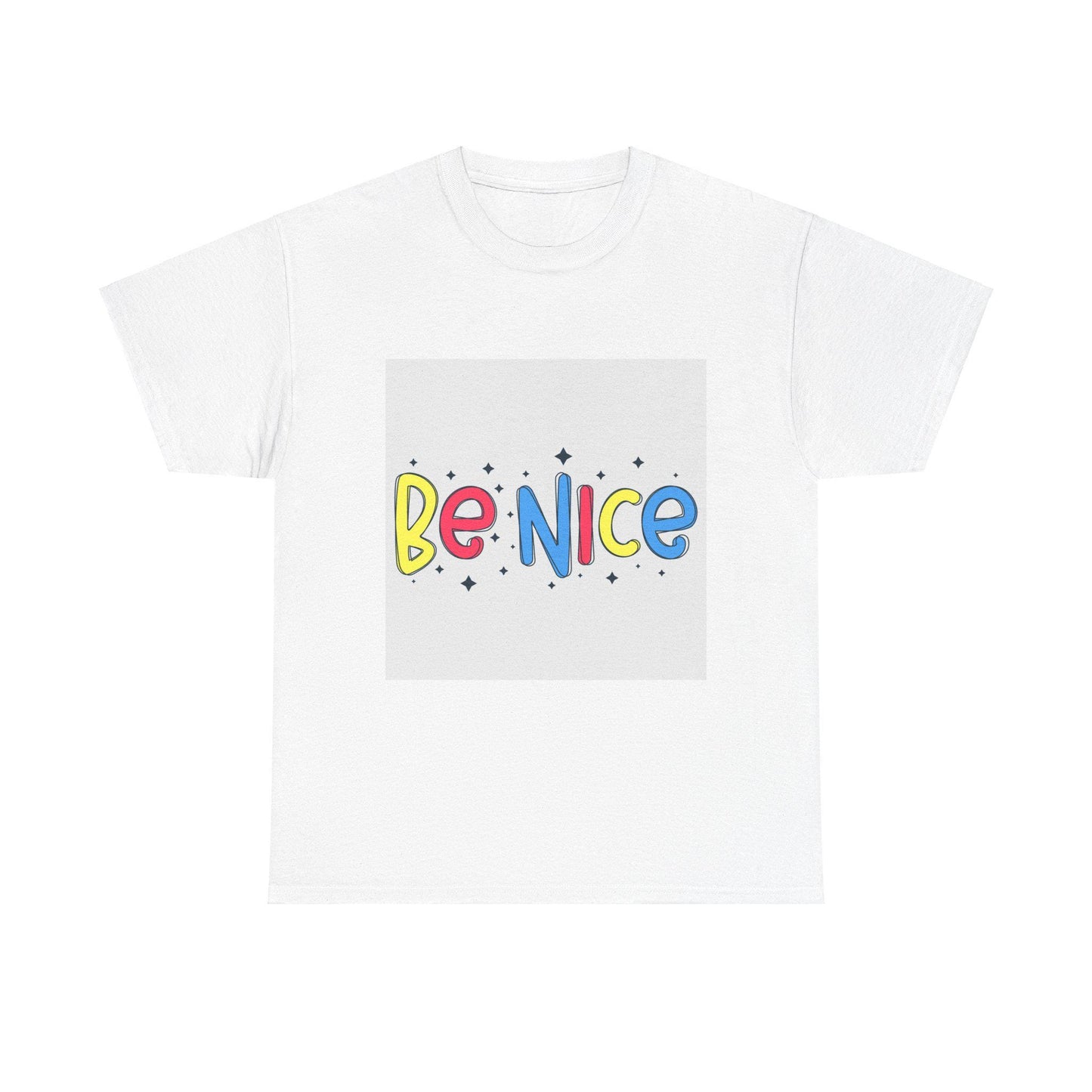 Eco-Friendly Unisex Bee Nice Heavy Cotton Tee: Comfortable Casual Wear for All Occasions - Toddcraft