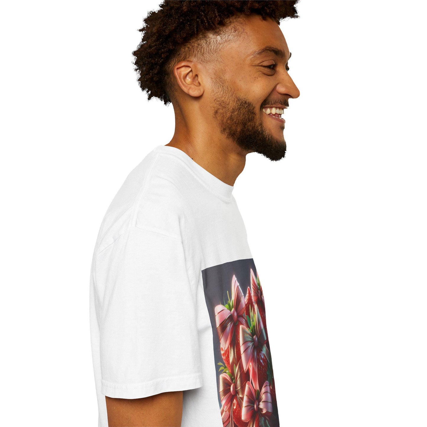 Strawberry Bow T-Shirt: Festive Summer Party Wear, Birthday Gift Idea, Casual Unisex Tee - Toddcraft