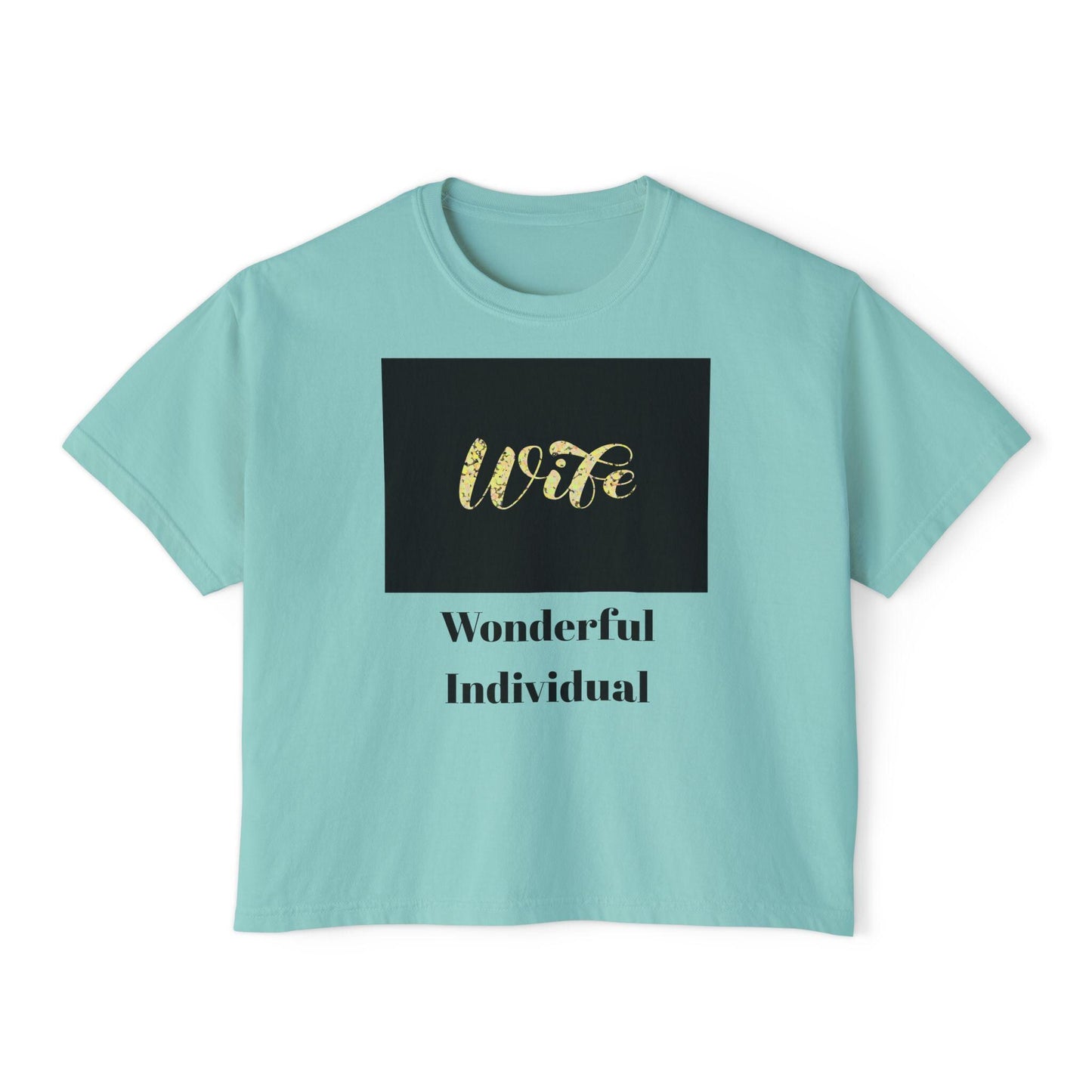 Comfortable Wife Boxy Tee: Casual Everyday Wear & Perfect Gift for Celebrations, Birthdays, Anniversaries - Toddcraft