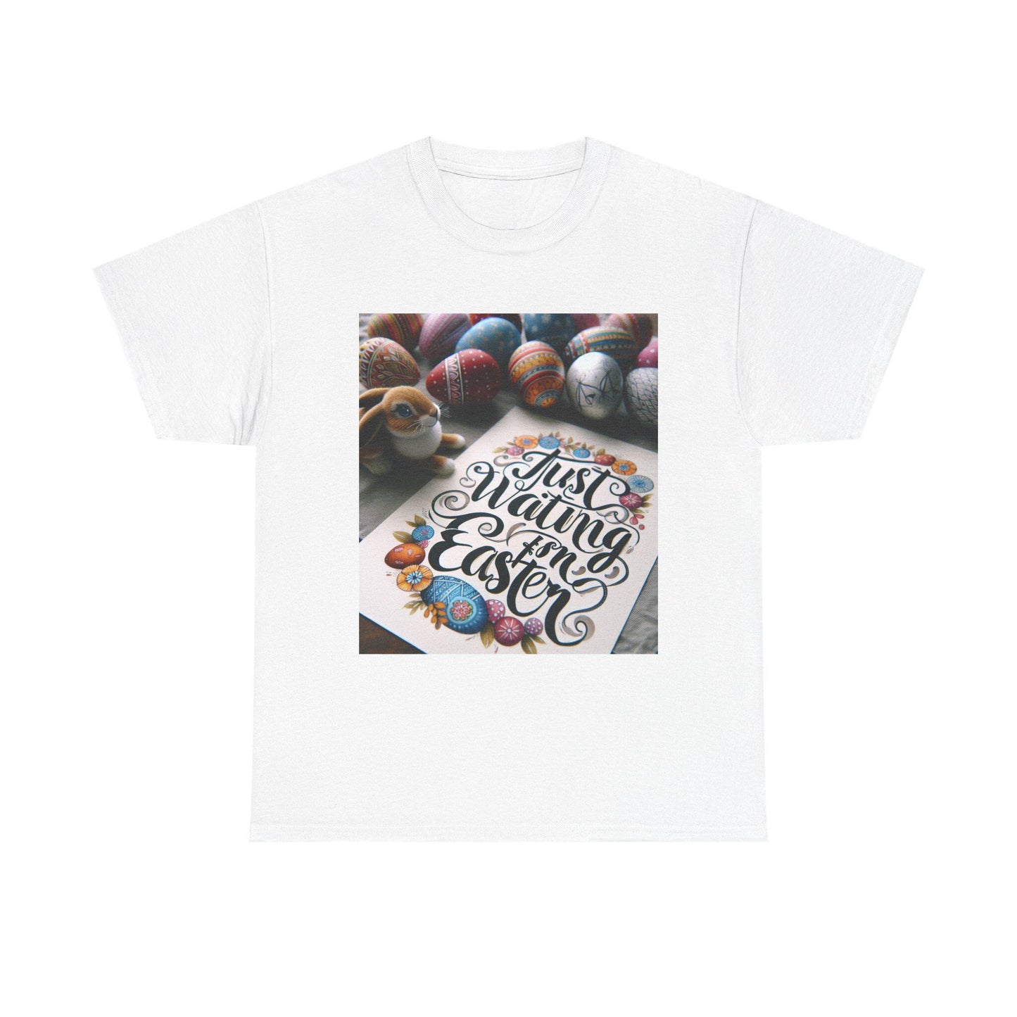 Easter Vibes Unisex Heavy Cotton Tee, Celebrate Easter, Spring Fashion, Cute Gift, Family Gatherings, Festive Tee - Toddcraft