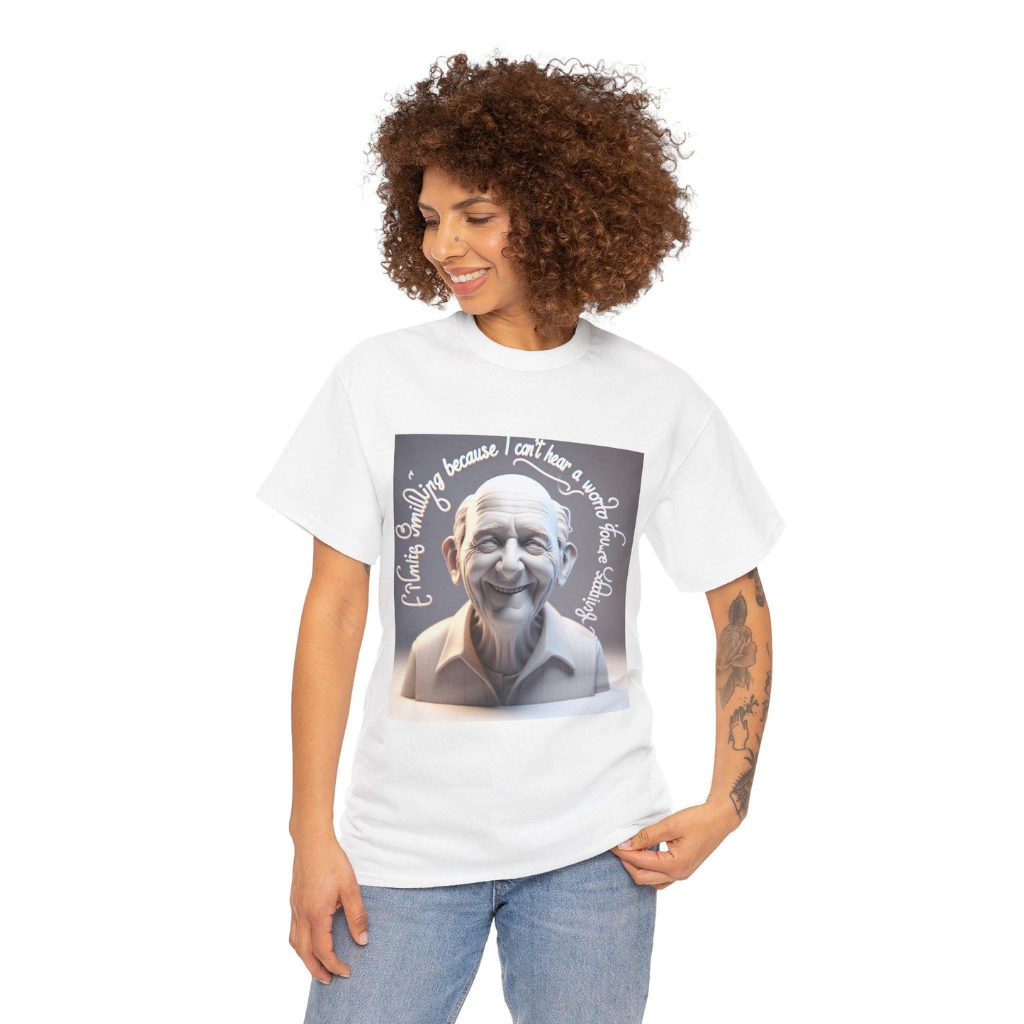 Humorous Deaf Pride T-Shirt: Living Fully Because I Can't Hear - Unisex Graphic Cotton Tee - Toddcraft