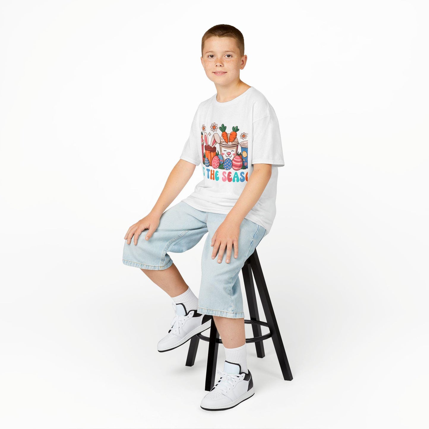 Easter Bunny Kids Cotton T-Shirt: Festive Spring Celebration Outfit for Egg Hunts and Parties - Toddcraft