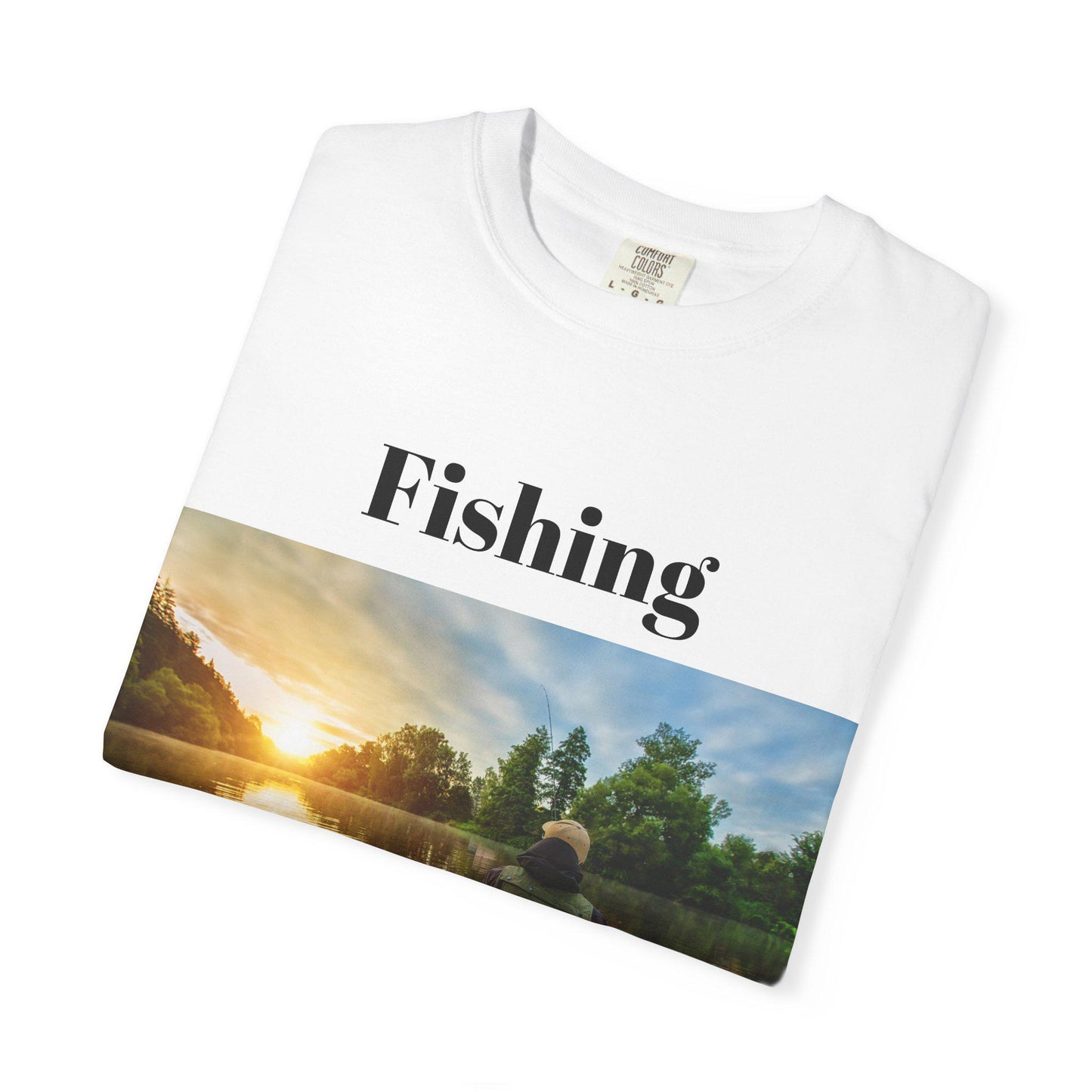 Fishing Sunrise T-Shirt Outdoors Fishing Tee, Early Morning Angler Shirt, Nature Lover Gift, Casual Comfortable Top for Men & Women - Toddcraft