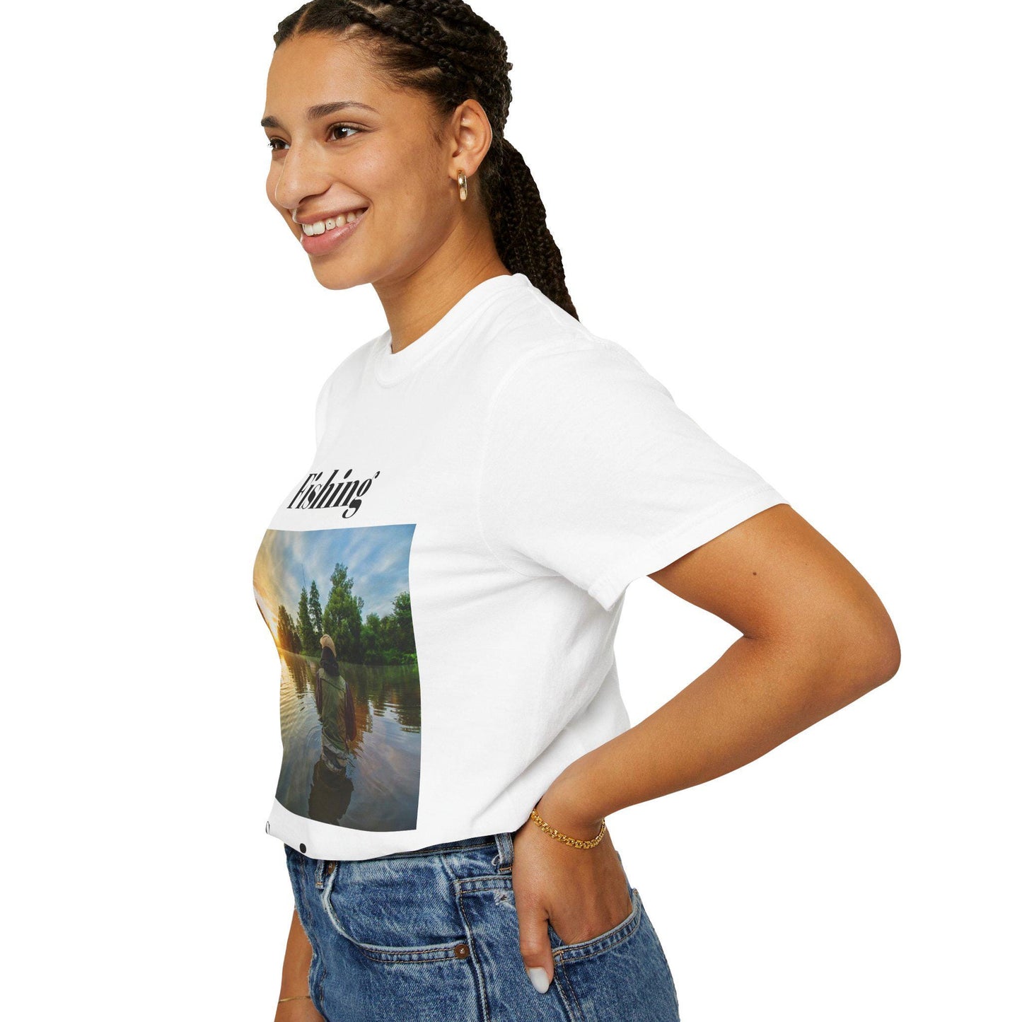 Fishing Sunrise T-Shirt Outdoors Fishing Tee, Early Morning Angler Shirt, Nature Lover Gift, Casual Comfortable Top for Men & Women - Toddcraft