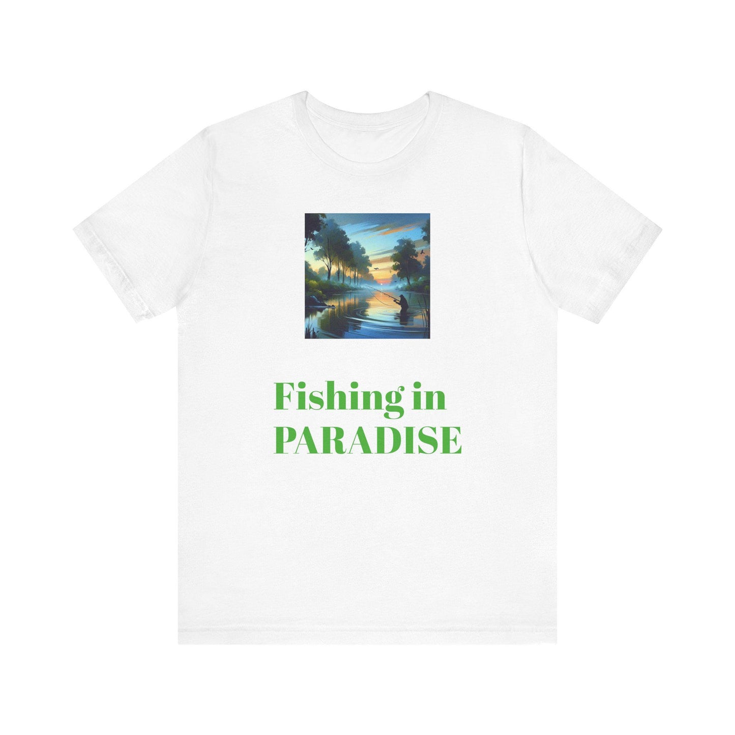 Fishing Sunrise Tee Unisex Jersey Short Sleeve Shirt Outdoor Angler Gift Casual Summer Top - Toddcraft