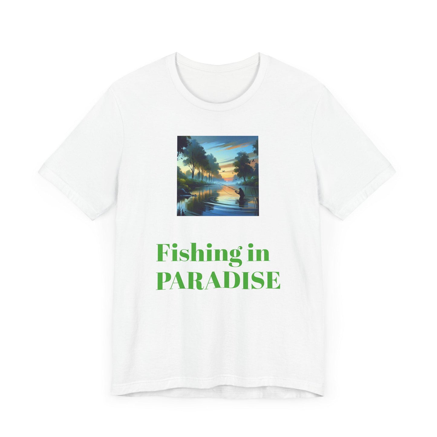 Fishing Sunrise Tee Unisex Jersey Short Sleeve Shirt Outdoor Angler Gift Casual Summer Top - Toddcraft