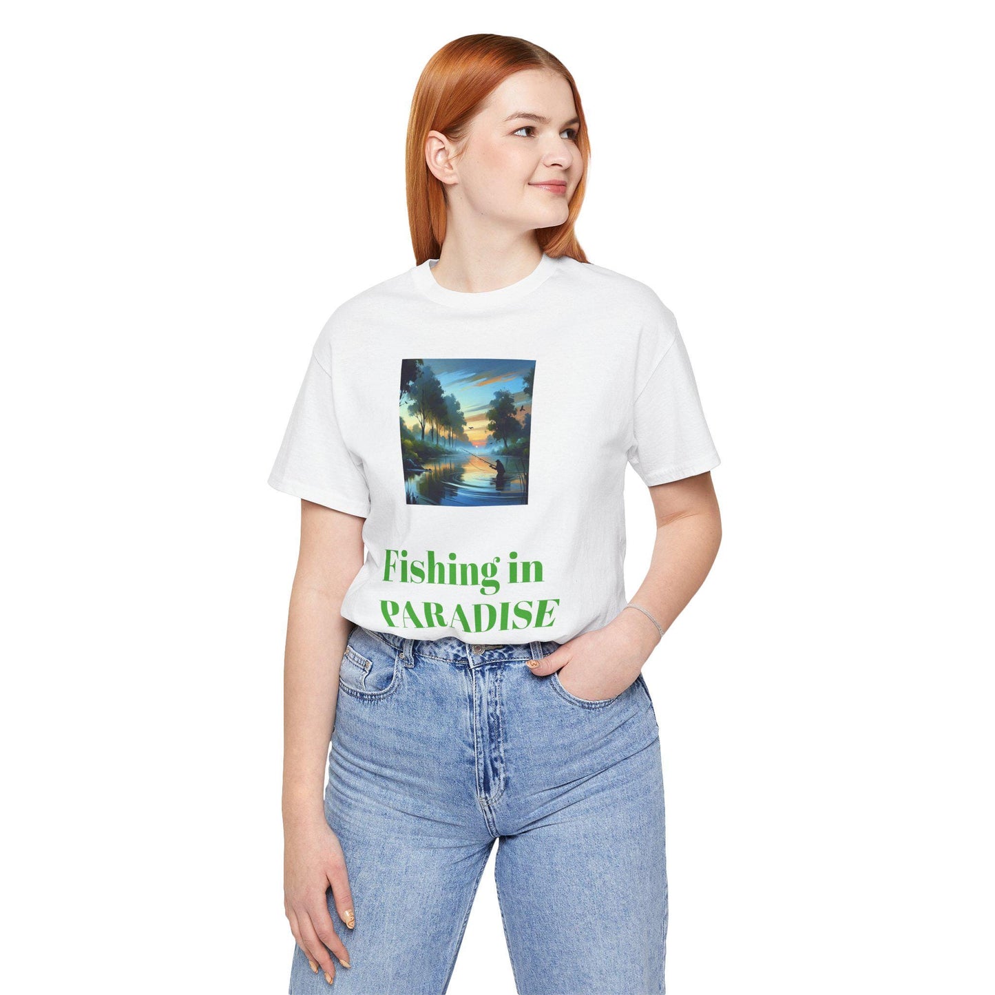 Fishing Sunrise Tee Unisex Jersey Short Sleeve Shirt Outdoor Angler Gift Casual Summer Top - Toddcraft
