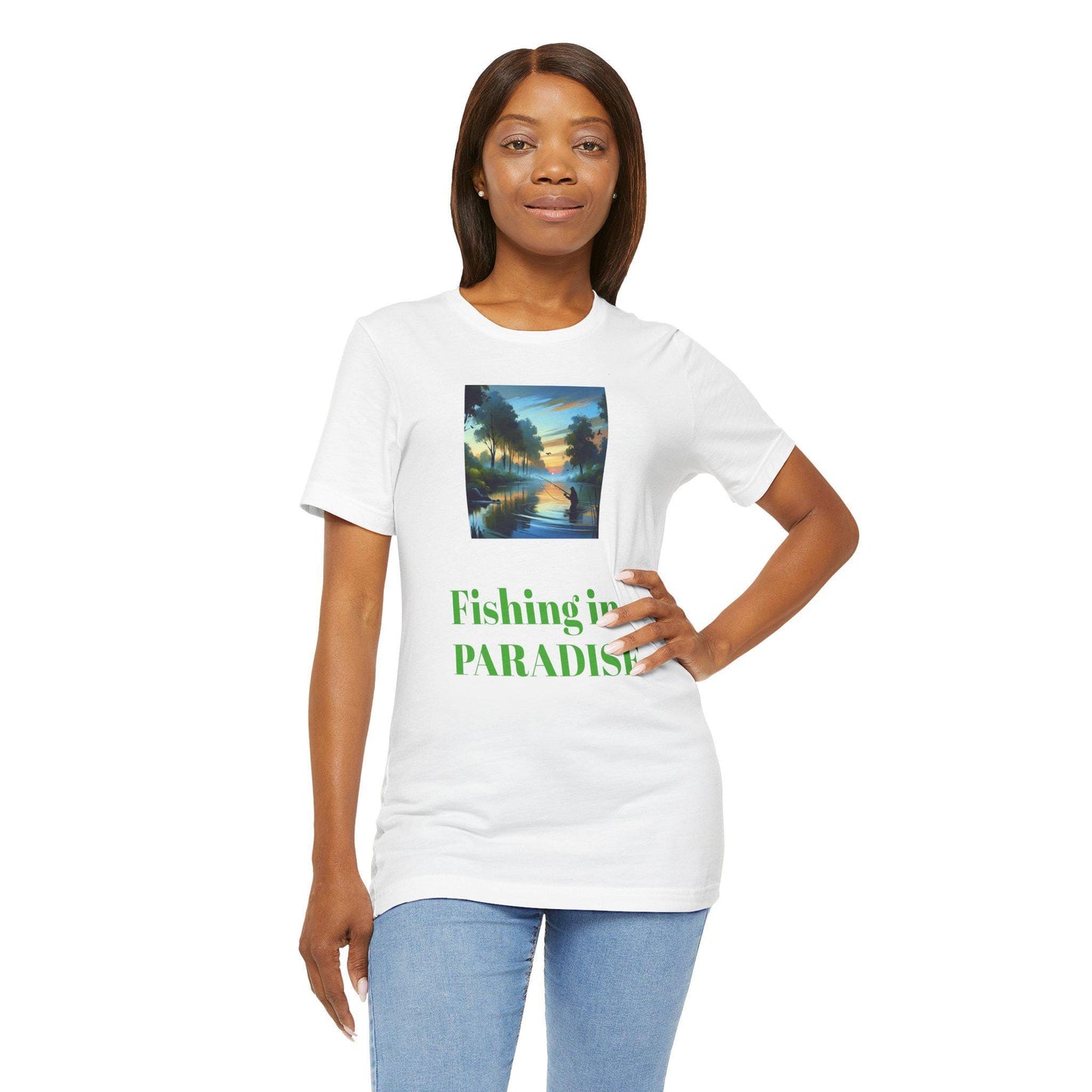 Fishing Sunrise Tee Unisex Jersey Short Sleeve Shirt Outdoor Angler Gift Casual Summer Top - Toddcraft