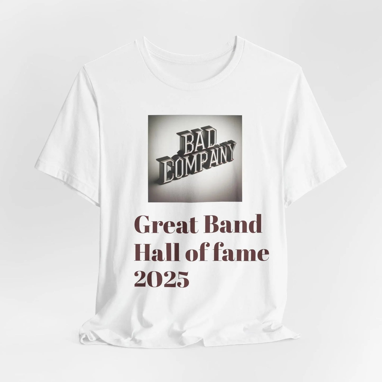 Versatile Unisex Jersey Short Sleeve T-Shirt: Comfortable Everyday Wear for All Occasions Bad Company Rock and roll hall of fame - Toddcraft