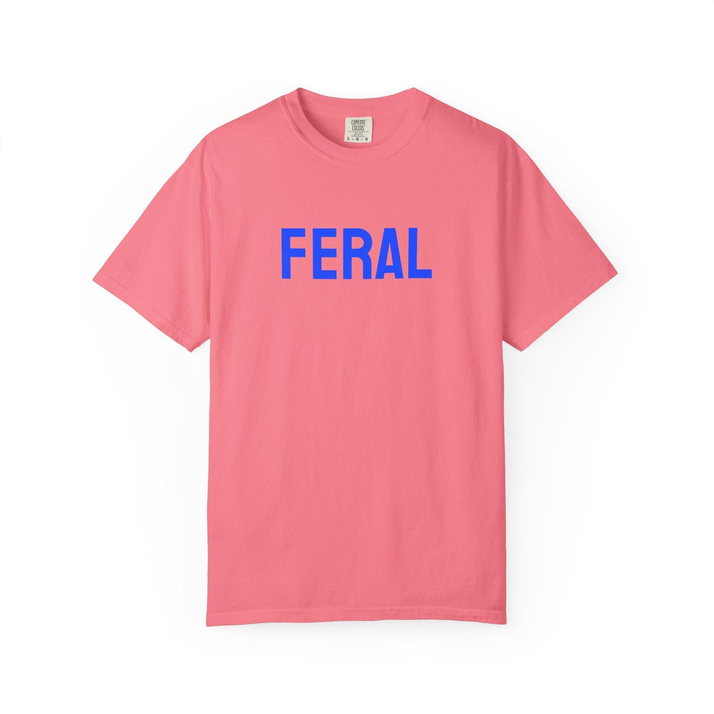 Vintage-Inspired Feral Tee Unisex Garment-Dyed Soft Cotton Shirt Comfortable Casual Wear for Everyday Style - Toddcraft