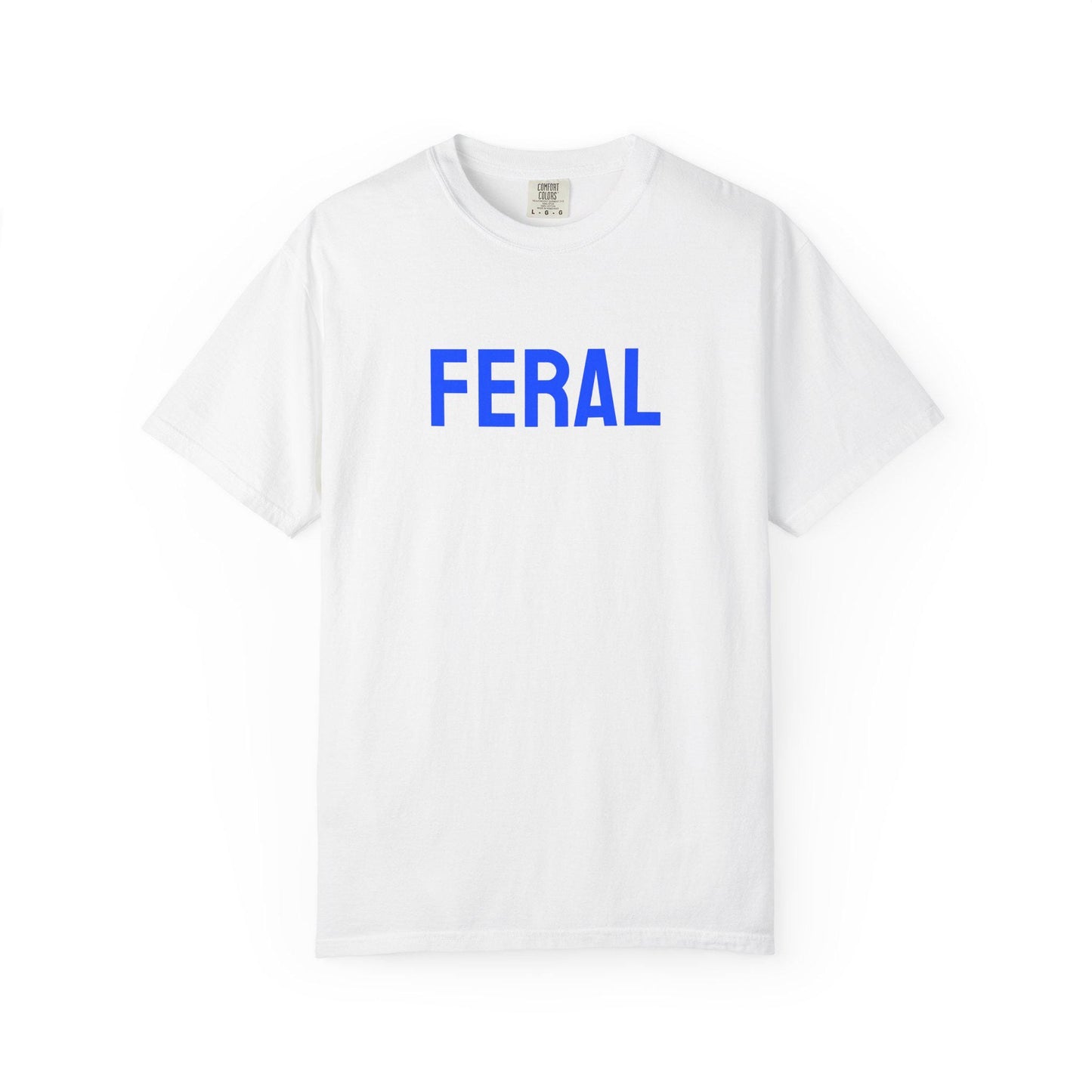Vintage-Inspired Feral Tee Unisex Garment-Dyed Soft Cotton Shirt Comfortable Casual Wear for Everyday Style - Toddcraft