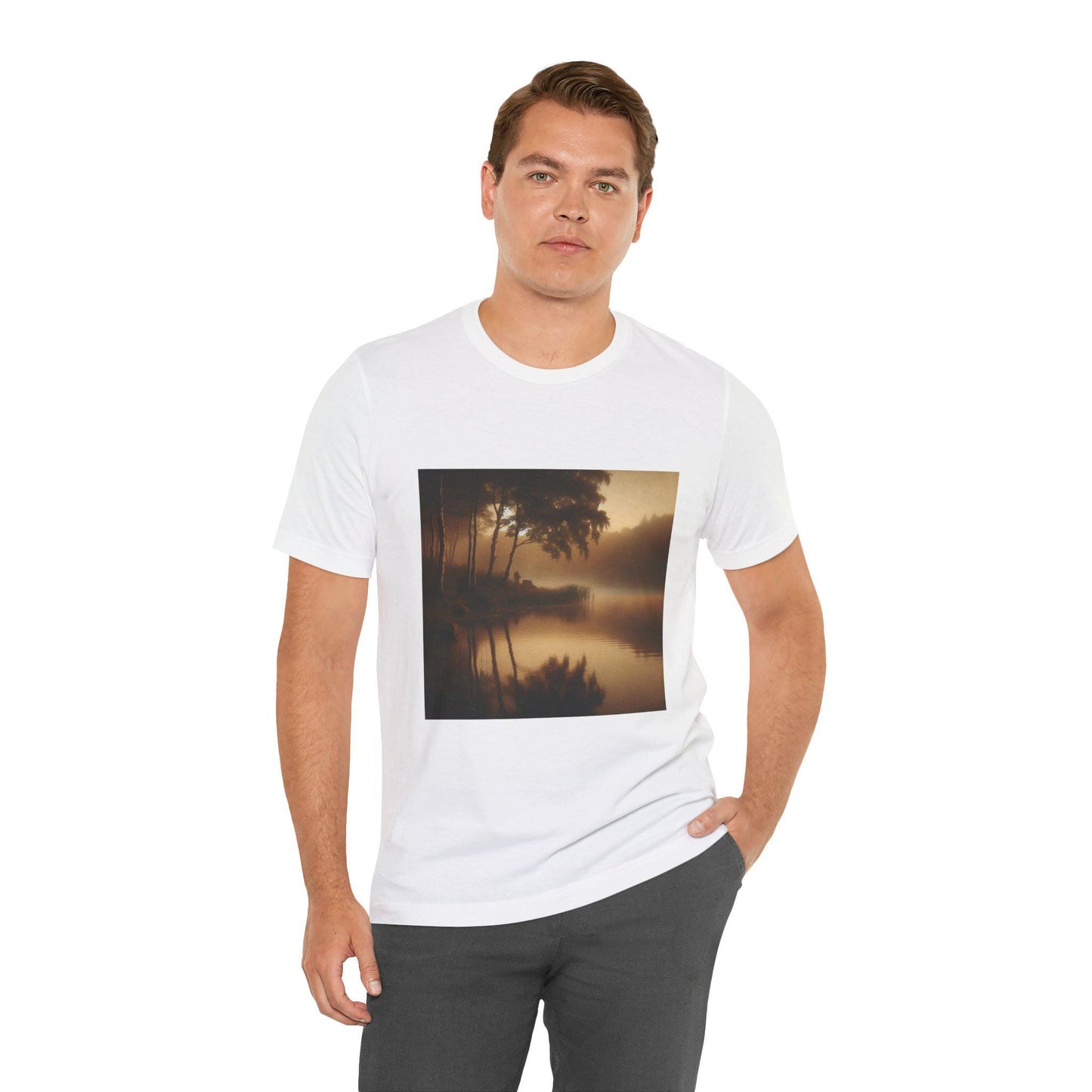 Serene Nature Tee - Tranquil Landscape T-Shirt, Perfect for Outdoor Lovers, Nature Photography Shirt, Unisex Graphic Top, Gift for Nature - Toddcraft