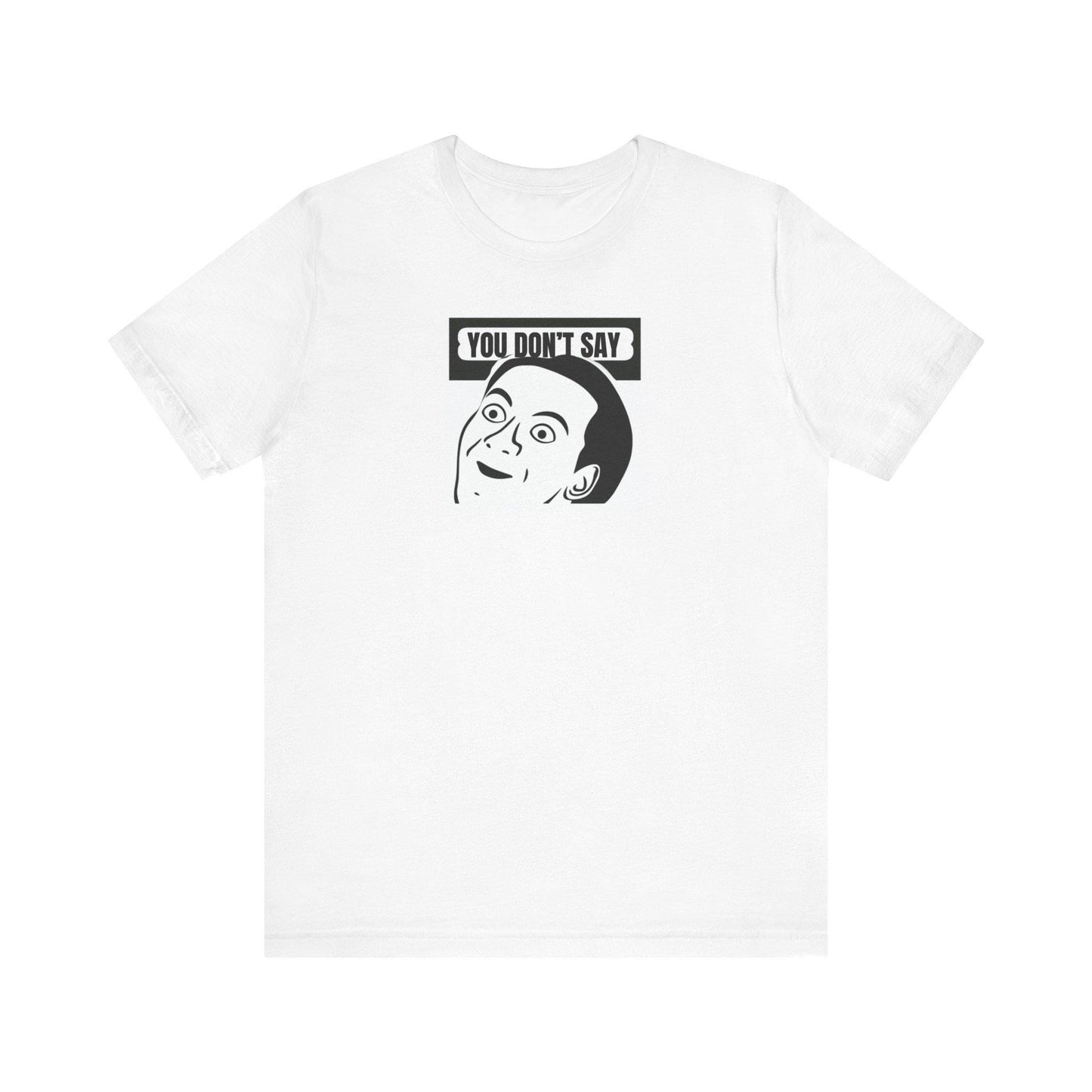 Nick cage graphic tshirt Versatile Unisex Jersey Short Sleeve T-Shirt: Comfortable, Stylish Everyday Wear for All - Toddcraft