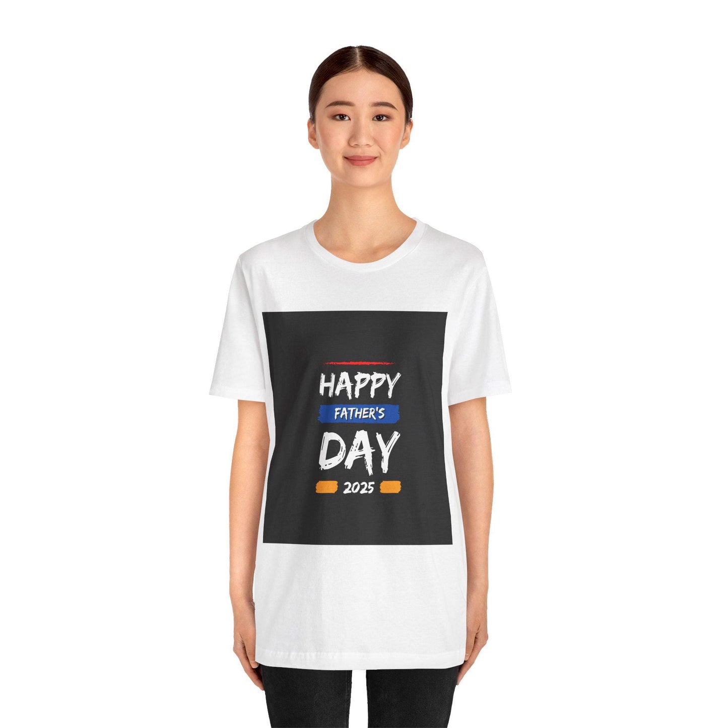 Fathers Day T-Shirt Unisex Jersey Cotton Tee Soft Casual Short Sleeve Dad Gift from Mom - Toddcraft