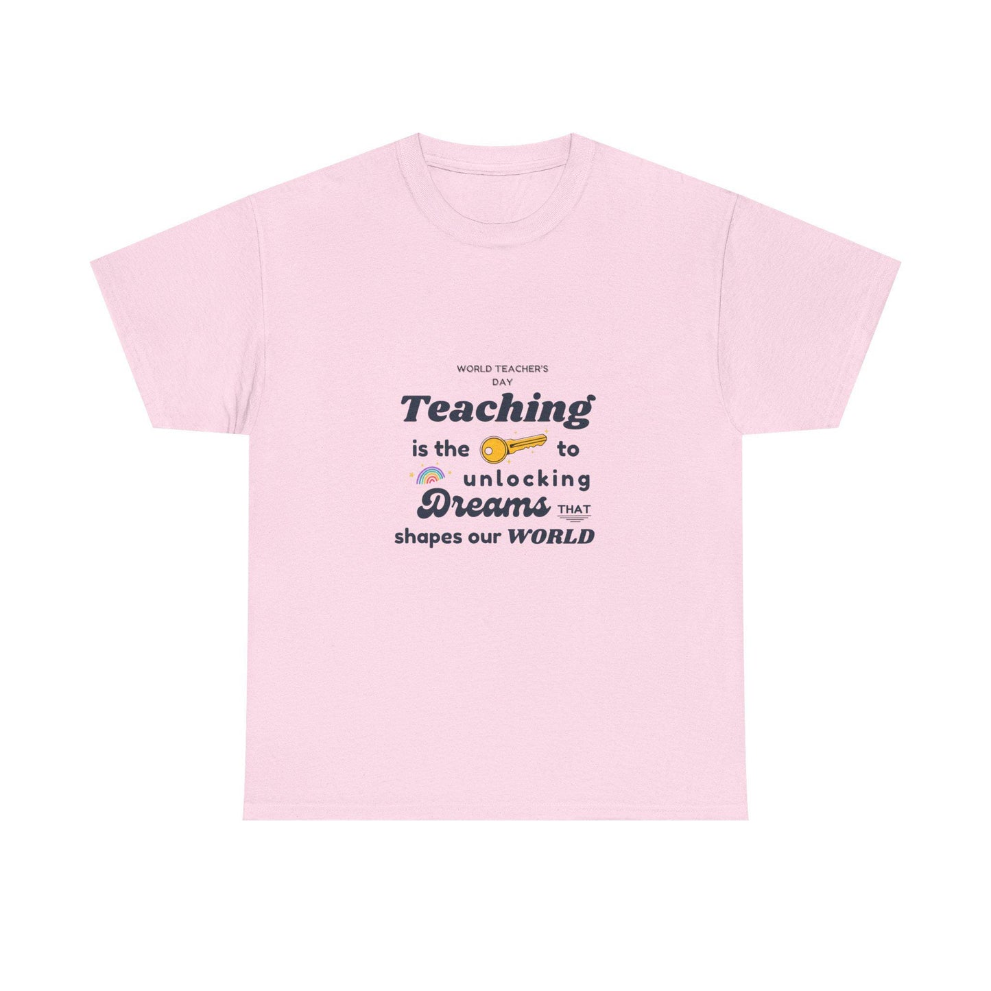 Teacher Gift Unisex Heavy Cotton Tee Comfortable, Durable Shirt for Educators & School Staff, Perfect Appreciation Present - Toddcraft