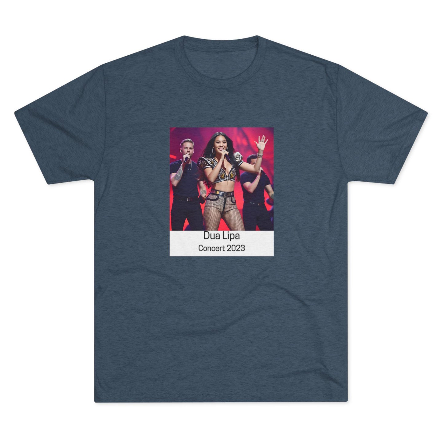 Dua Lipa Concert 2023 Unisex Tri-Blend Crew Tee - Soft Vintage Band Shirt for Music Fans - Toddcraft