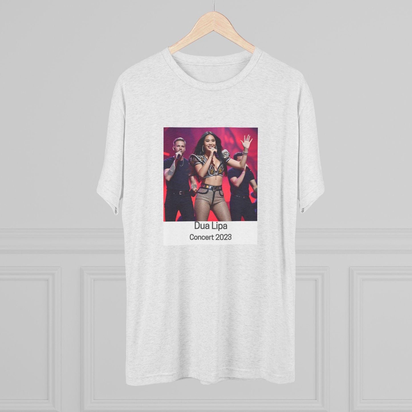 Dua Lipa Concert 2023 Unisex Tri-Blend Crew Tee - Soft Vintage Band Shirt for Music Fans - Toddcraft