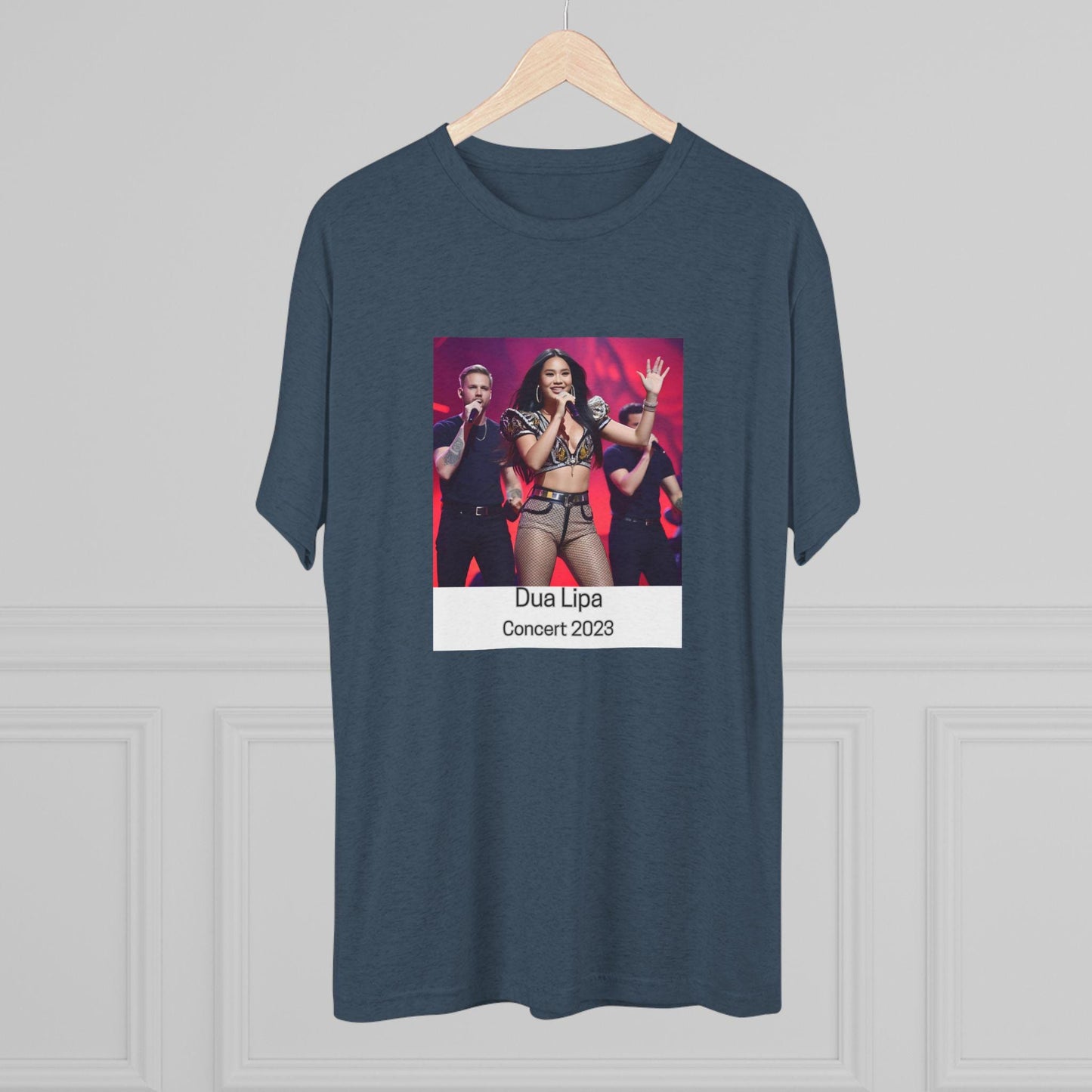 Dua Lipa Concert 2023 Unisex Tri-Blend Crew Tee - Soft Vintage Band Shirt for Music Fans - Toddcraft