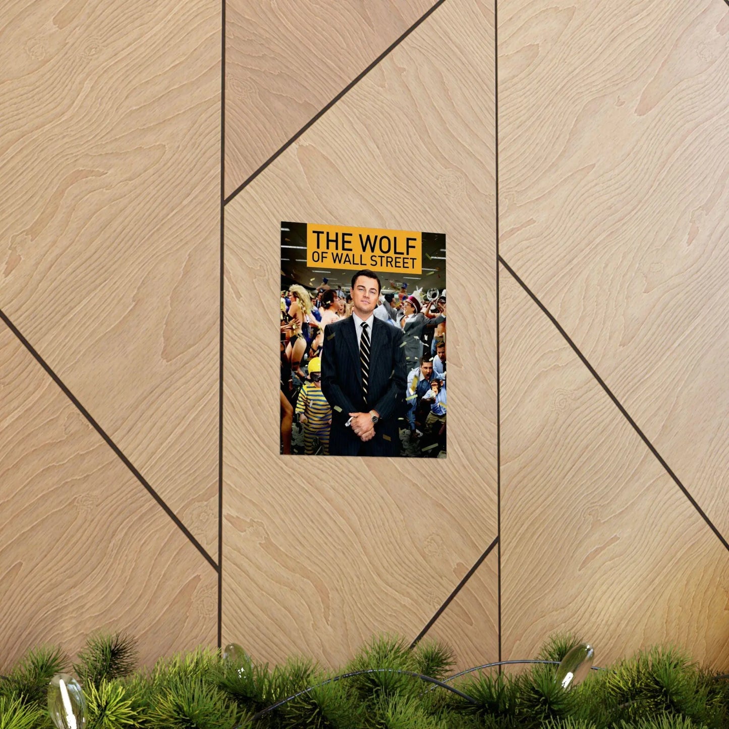 Wolf of Wall Street Matte Vertical Poster Leonardo DiCaprio Jason Belfort Stock Market Movie Art Print - Toddcraft