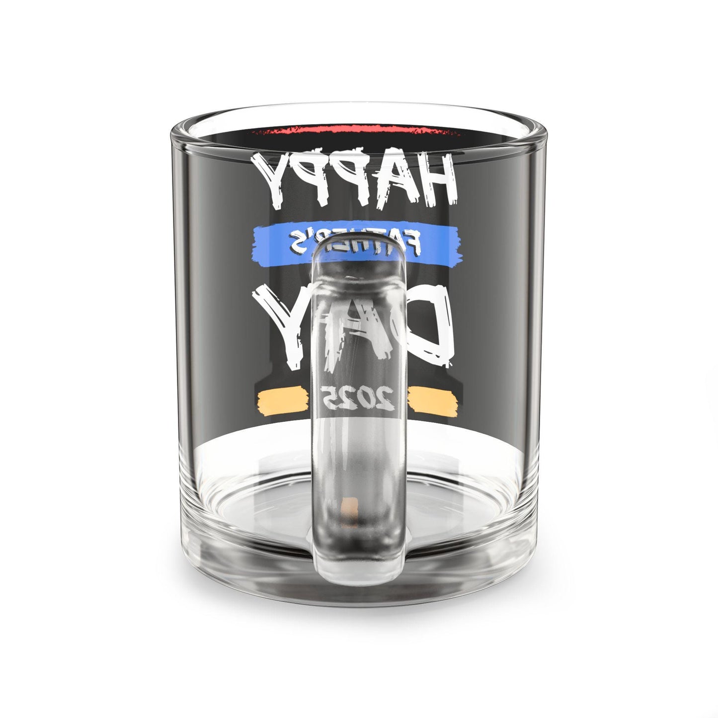 Happy Fathers Day Glass Mug 10oz Coffee & Tea Gift for Dad from Siblings or Wife, Great Fathers Day Present - Toddcraft