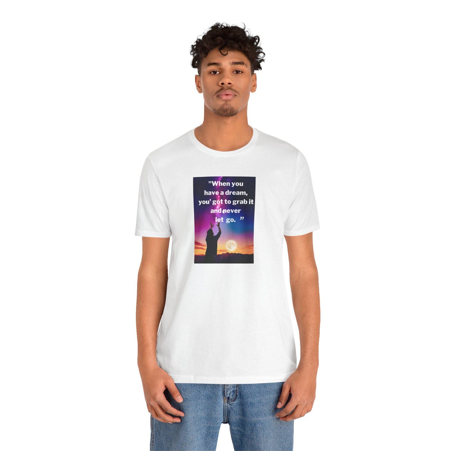 Inspirational Carol Burnett Unisex Jersey Tee - Short Sleeve Motivational Shirt "Hang on to Your Dreams - Toddcraft
