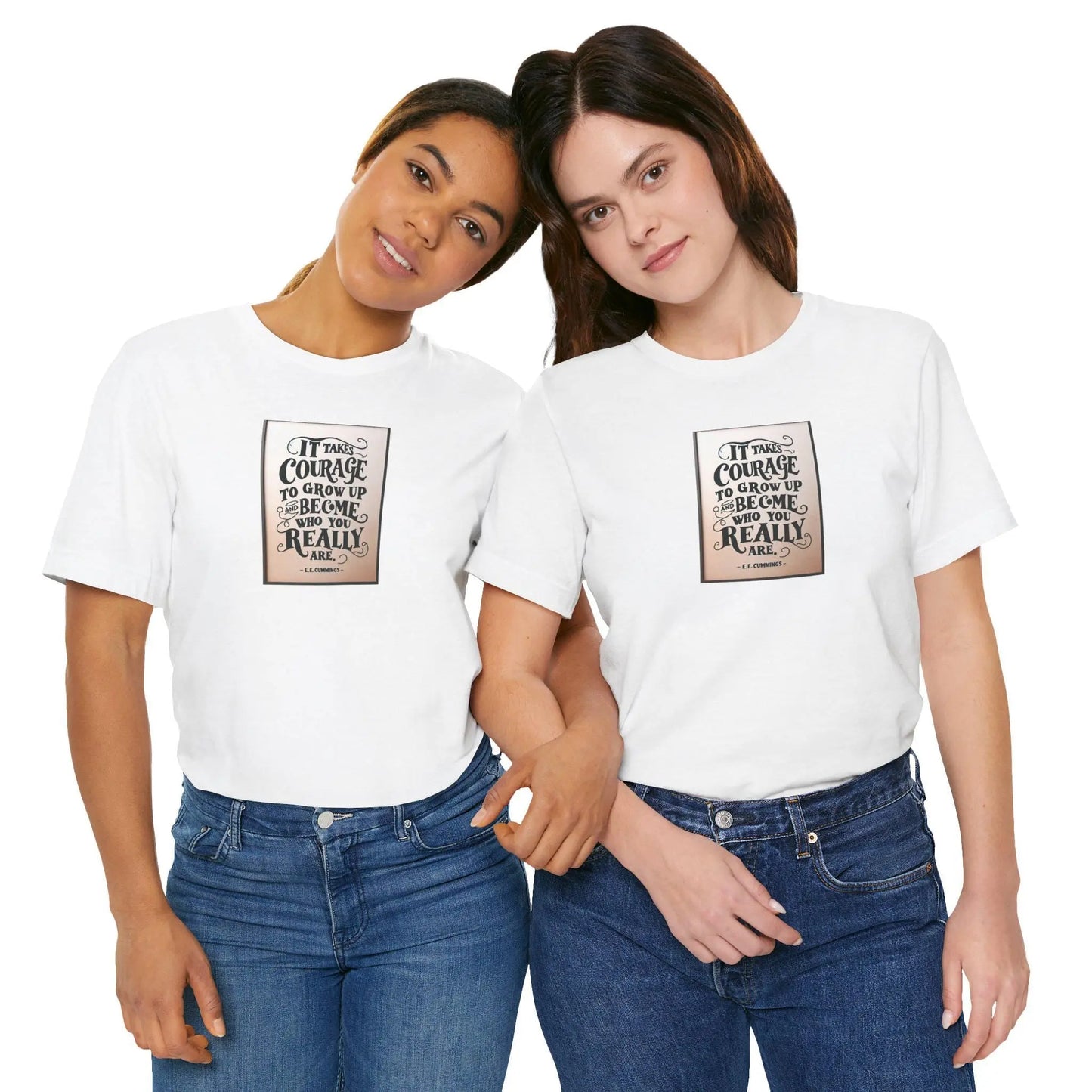 E. E. Cummings Inspirational Quote T-Shirt Unisex Jersey Short Sleeve Tee Poet Essayist Classic Wall Art Tee - Toddcraft