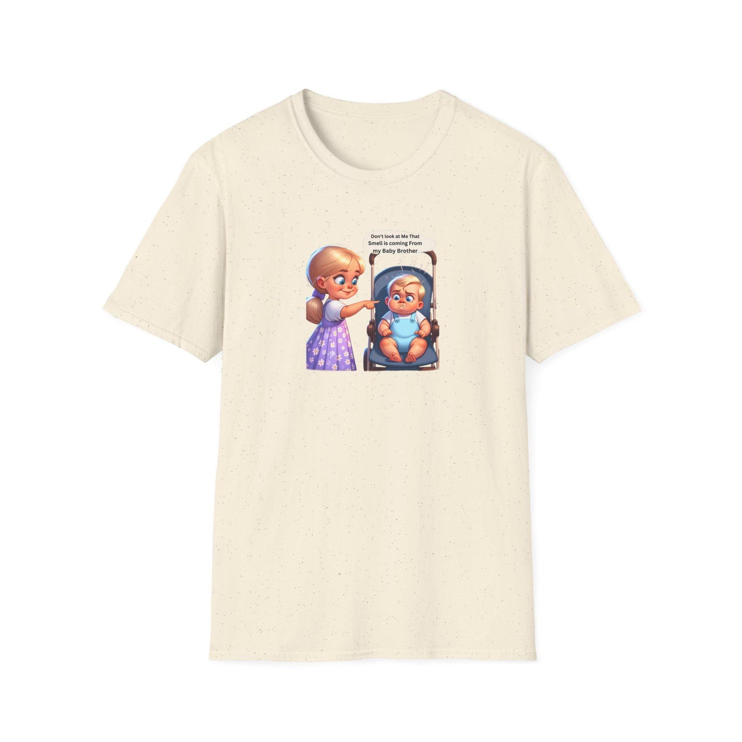 Funny Toddler Shirt Don't Look at Me That Smell Is My Baby Brother Big Sister Little Brother Gift, Baby Sibling Humor Tee - Toddcraft