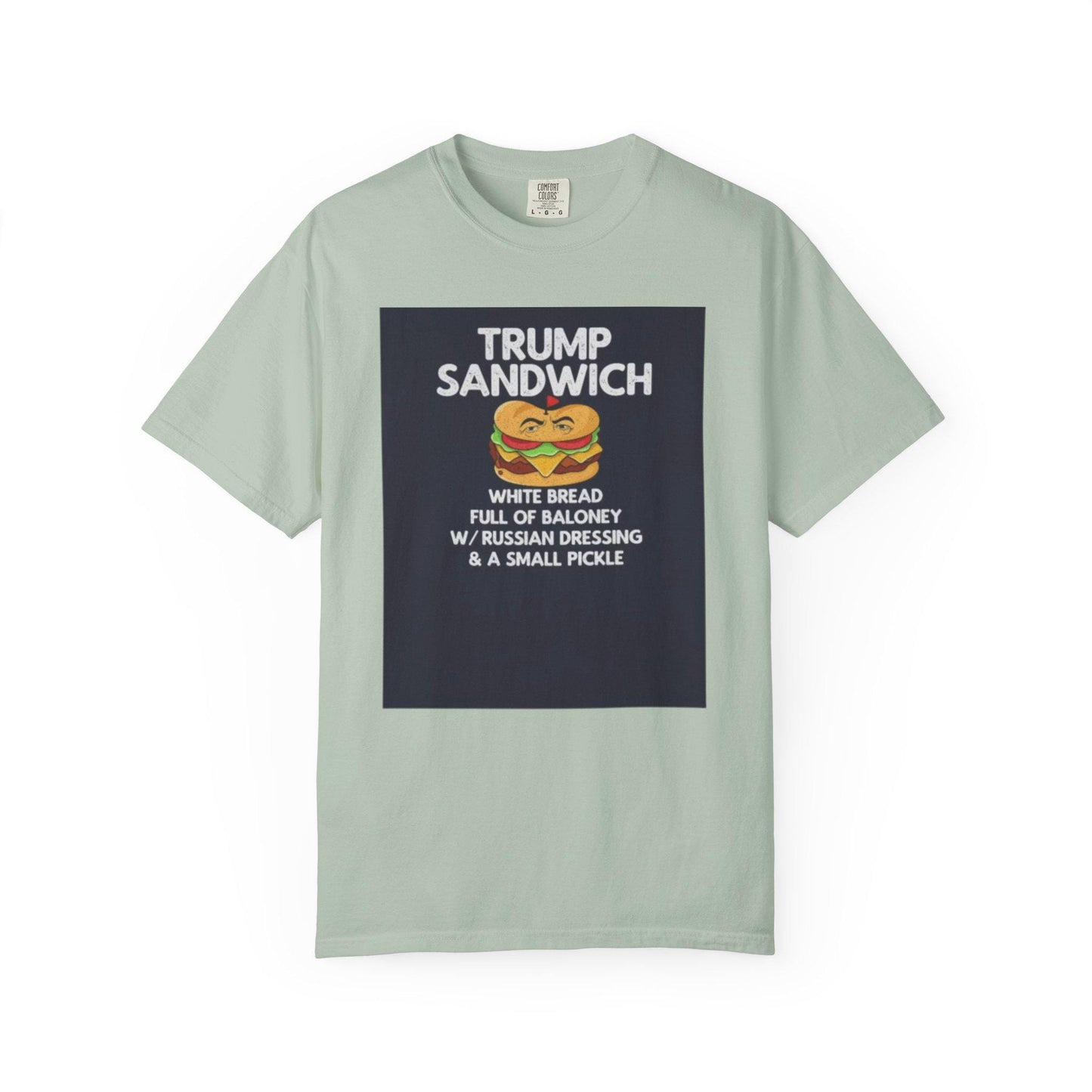 Trump Sandwich Unisex Garment-Dyed T-Shirt - Graphic Political Tee, Vintage Style, Casual Comfortable Fit, Cool Gift Idea - Toddcraft