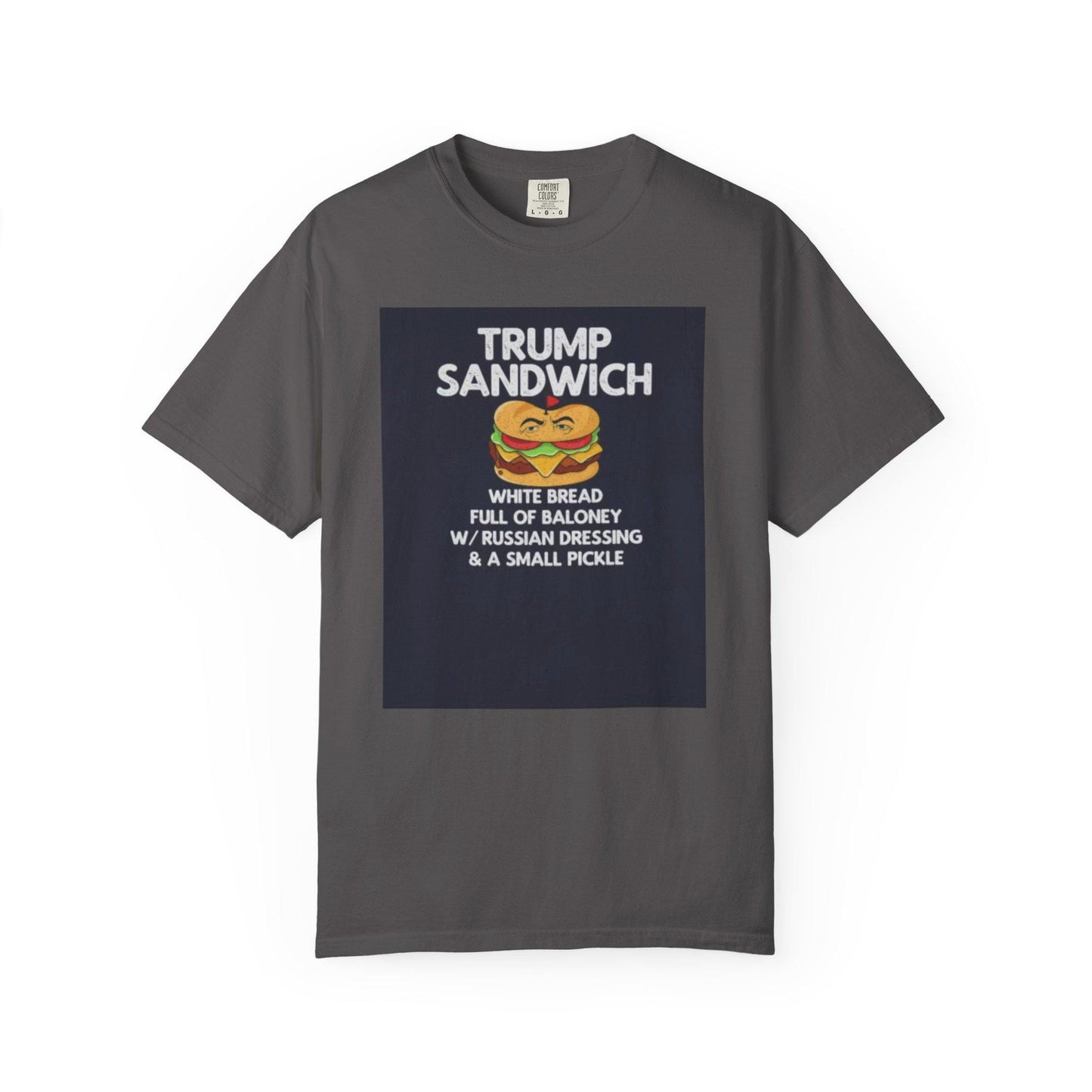 Trump Sandwich Unisex Garment-Dyed T-Shirt - Graphic Political Tee, Vintage Style, Casual Comfortable Fit, Cool Gift Idea - Toddcraft