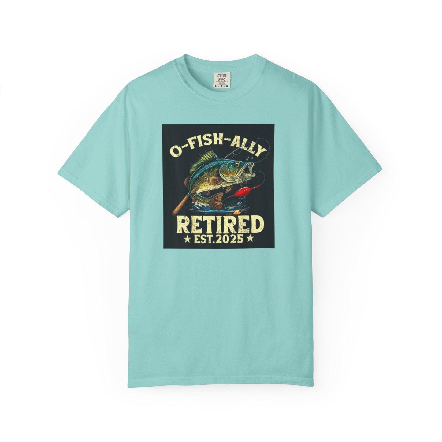 Fishing T-Shirt Unisex Garment-Dyed Retro Fish Alley Design Perfect Gift for Dad or Grandpa, Casual Outdoor Tee - Toddcraft