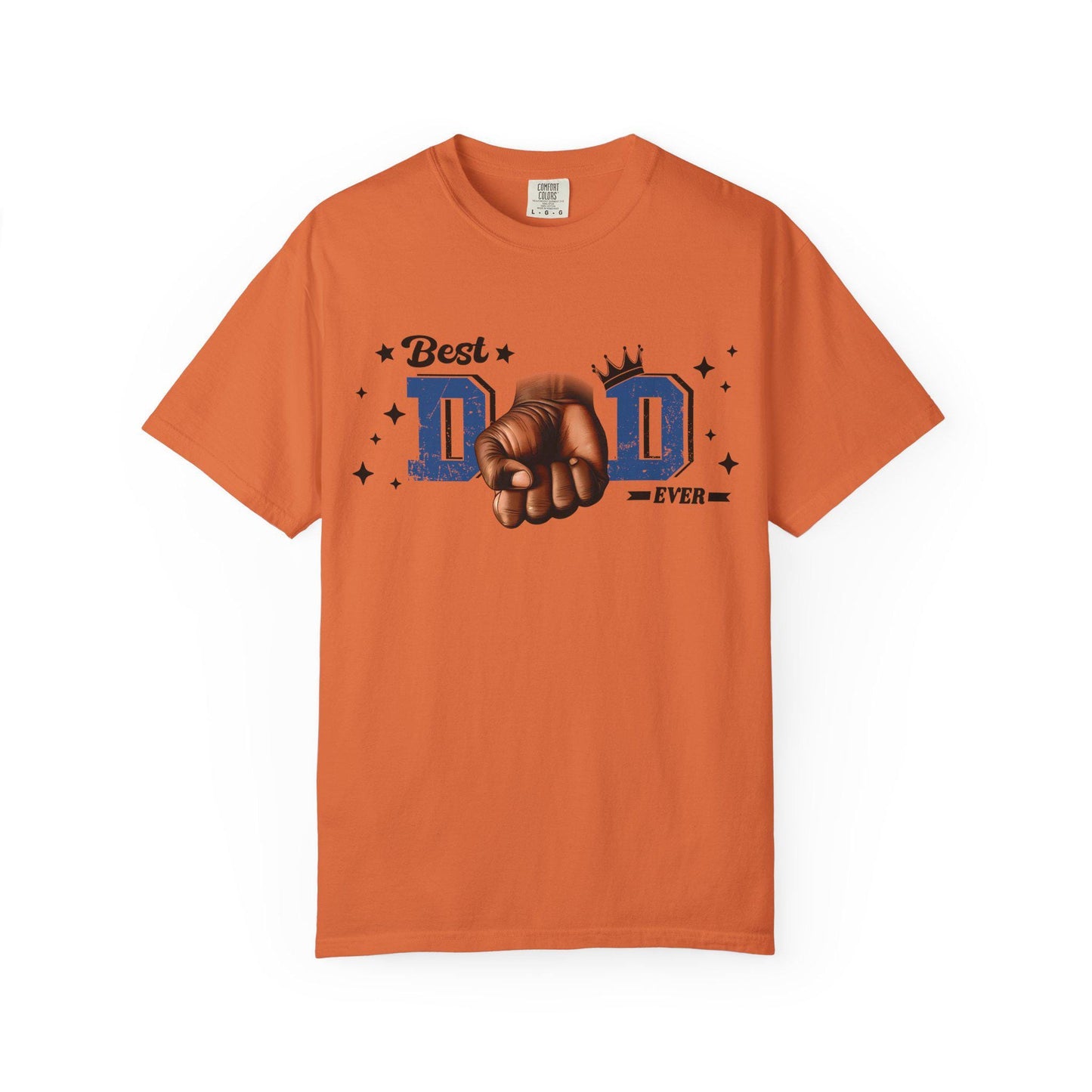 Best Dad Ever Shirt | Fathers Day Gift for Dad | Unisex Fist Bump Graphic Tee | Cool Garment-Dyed Dad T-Shirt - Toddcraft