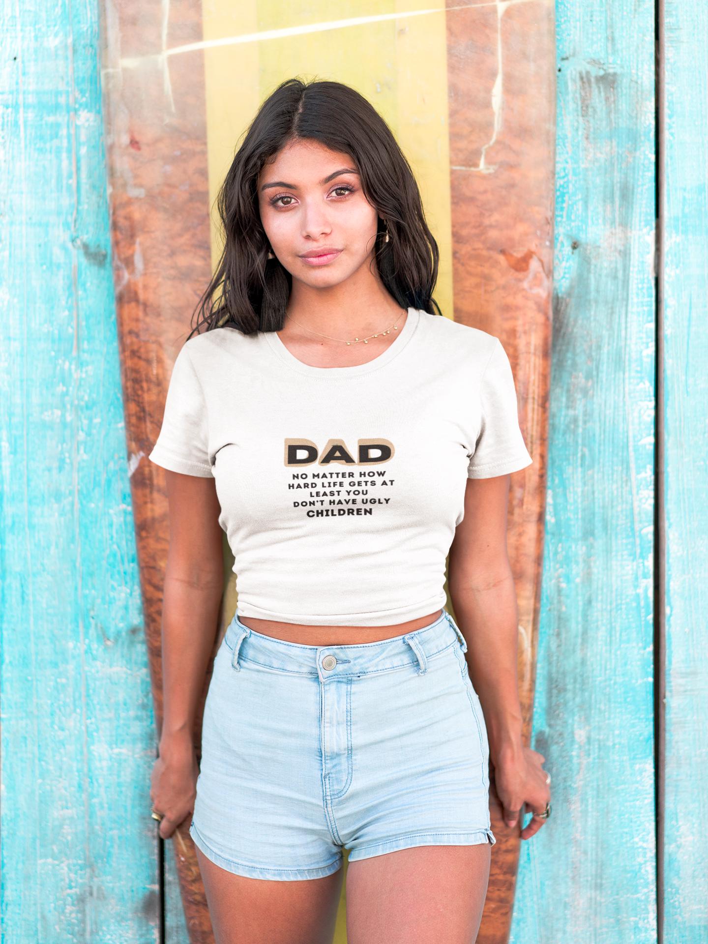 Fathers Day Gift Unisex Jersey Tee Cute Saying About Children Shirt From Mother Brother Daughter Family Present - Toddcraft