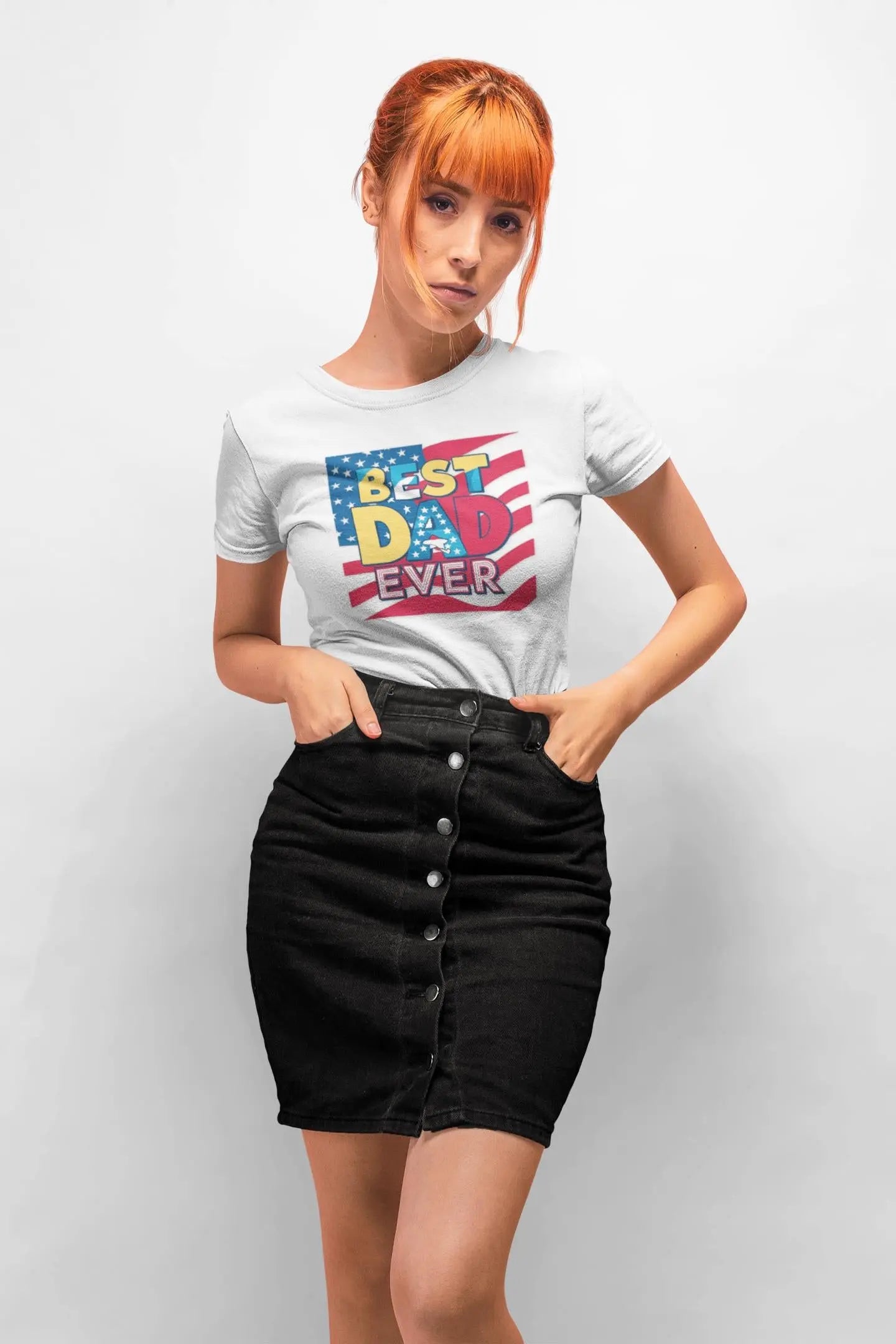 Best Dad Ever T-Shirt Unisex Jersey Short Sleeve Tee Fathers Day Gift from Wife Son or Daughter - Toddcraft