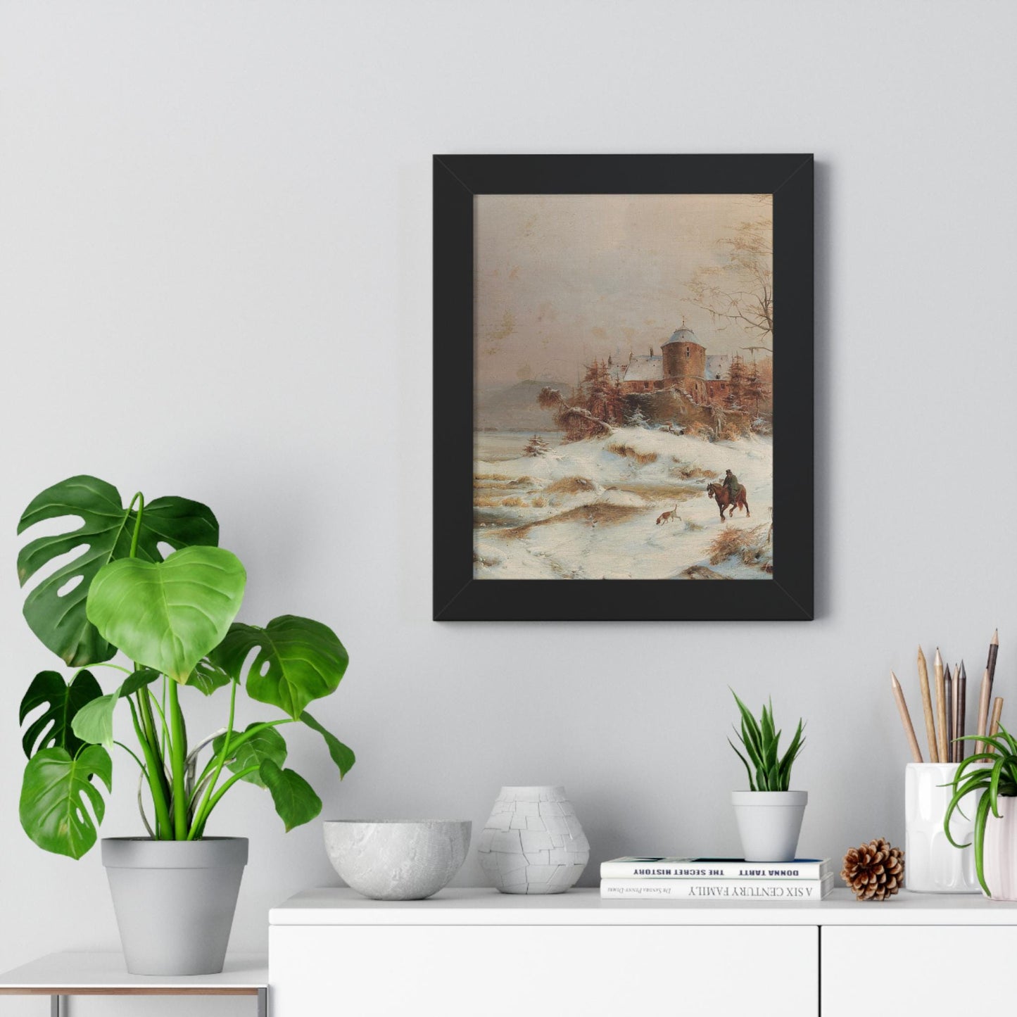 Elegant Framed Vertical Poster: Wall Art for Home, Office, Gallery, and Event Decor - Toddcraft