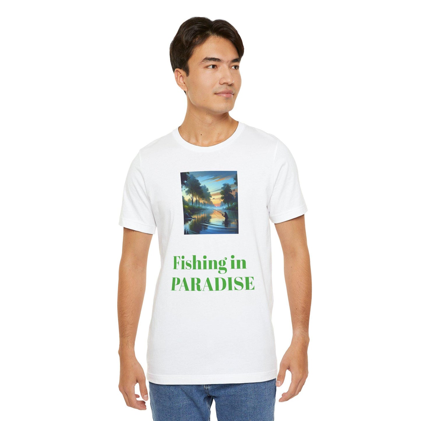 Fishing Sunrise Tee Unisex Jersey Short Sleeve Shirt Outdoor Angler Gift Casual Summer Top - Toddcraft