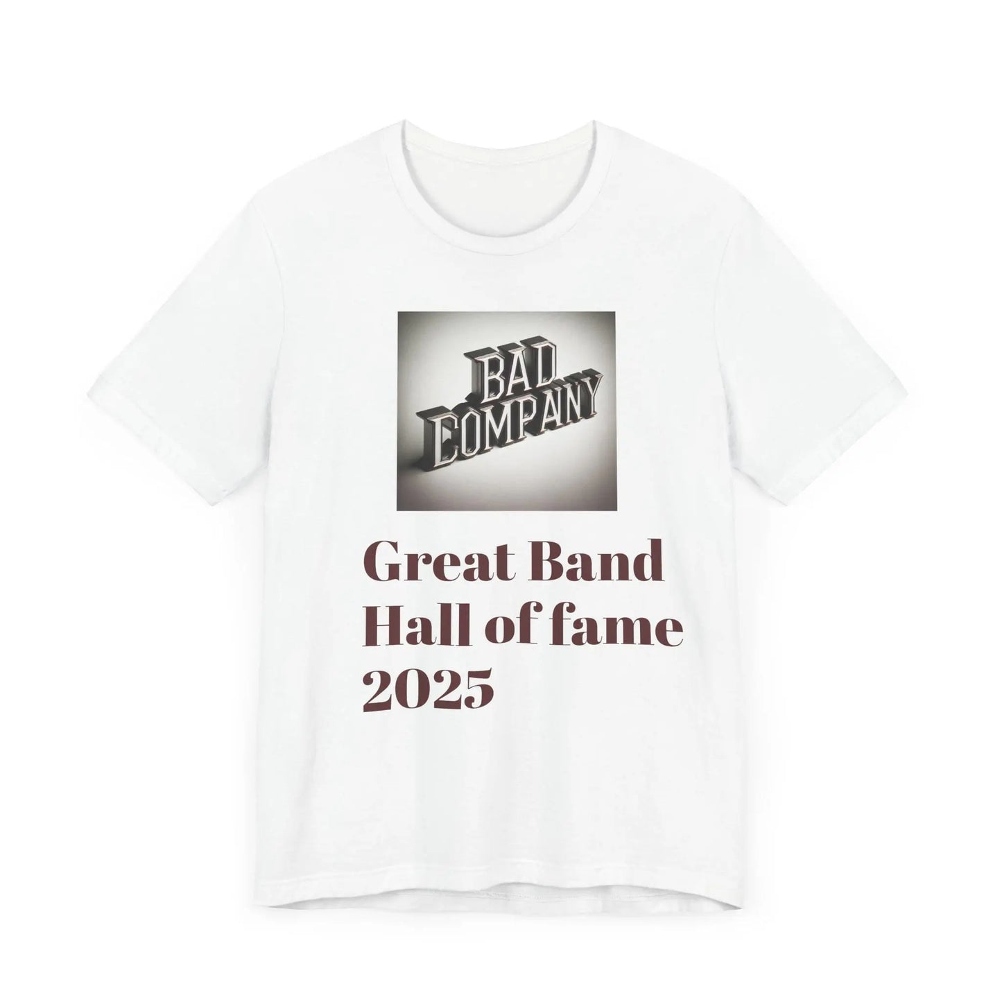 Versatile Unisex Jersey Short Sleeve T-Shirt: Comfortable Everyday Wear for All Occasions Bad Company Rock and roll hall of fame - Toddcraft