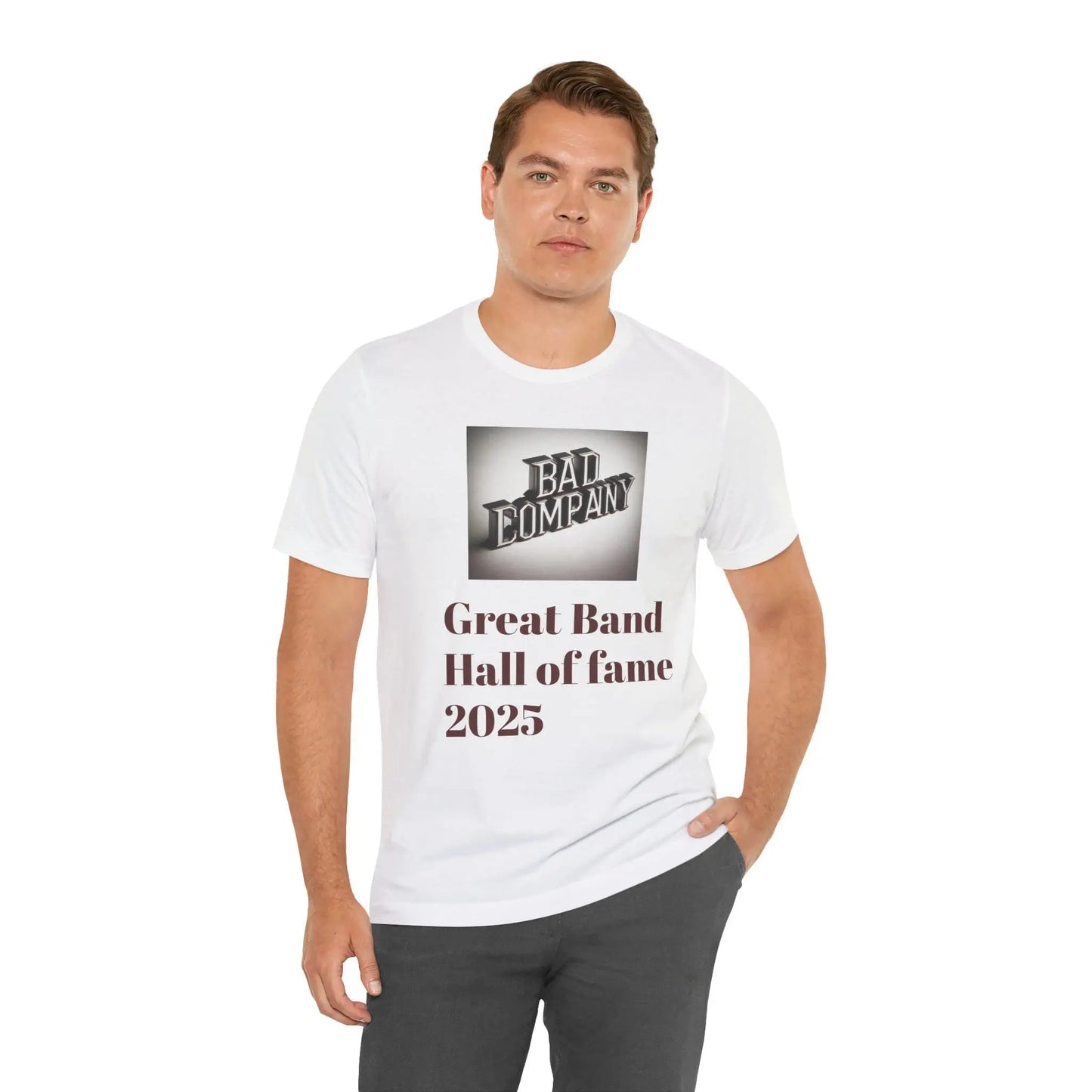 Versatile Unisex Jersey Short Sleeve T-Shirt: Comfortable Everyday Wear for All Occasions Bad Company Rock and roll hall of fame - Toddcraft