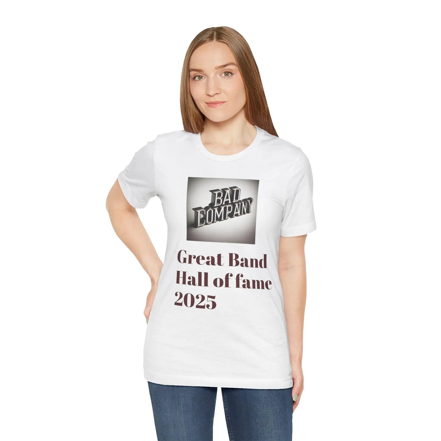 Versatile Unisex Jersey Short Sleeve T-Shirt: Comfortable Everyday Wear for All Occasions Bad Company Rock and roll hall of fame - Toddcraft
