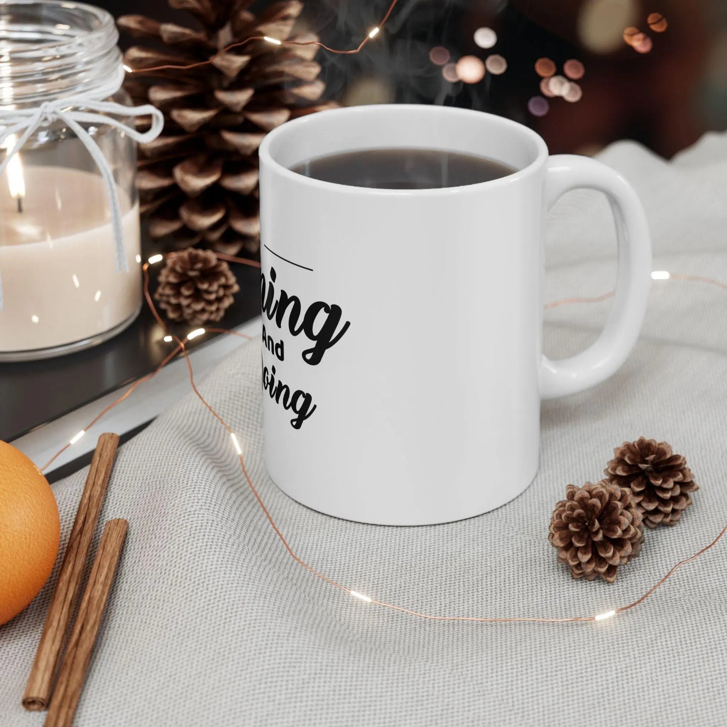 Handcrafted Ceramic Coffee Mug - 11oz or 15oz Sizes Available - Durable Stoneware Tea Cup - Toddcraft