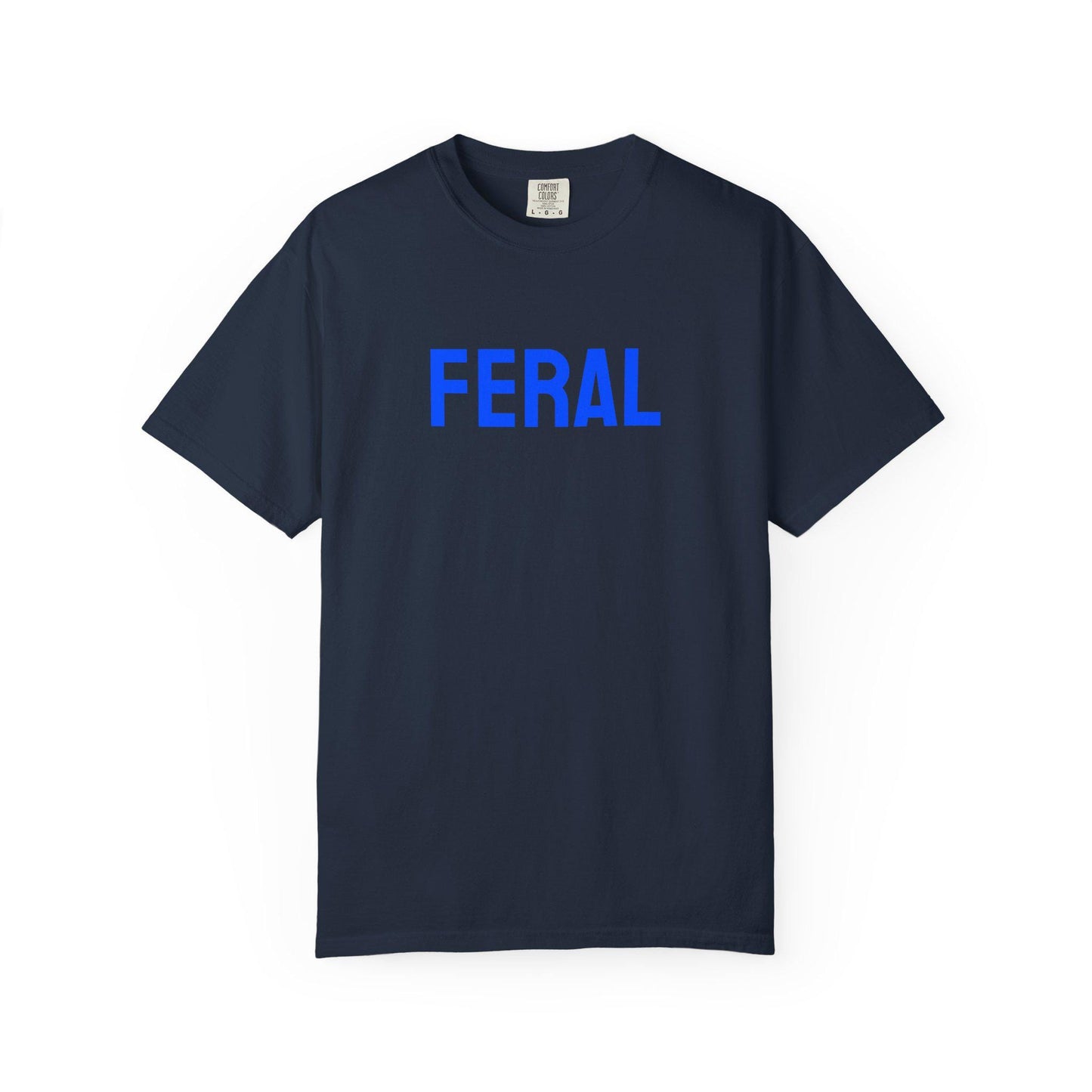 Vintage-Inspired Feral Tee Unisex Garment-Dyed Soft Cotton Shirt Comfortable Casual Wear for Everyday Style - Toddcraft