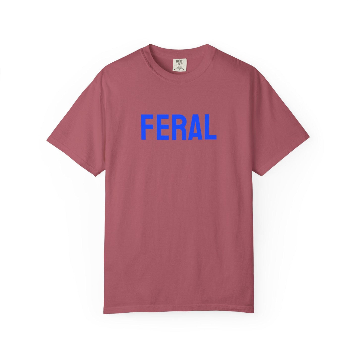 Vintage-Inspired Feral Tee Unisex Garment-Dyed Soft Cotton Shirt Comfortable Casual Wear for Everyday Style - Toddcraft