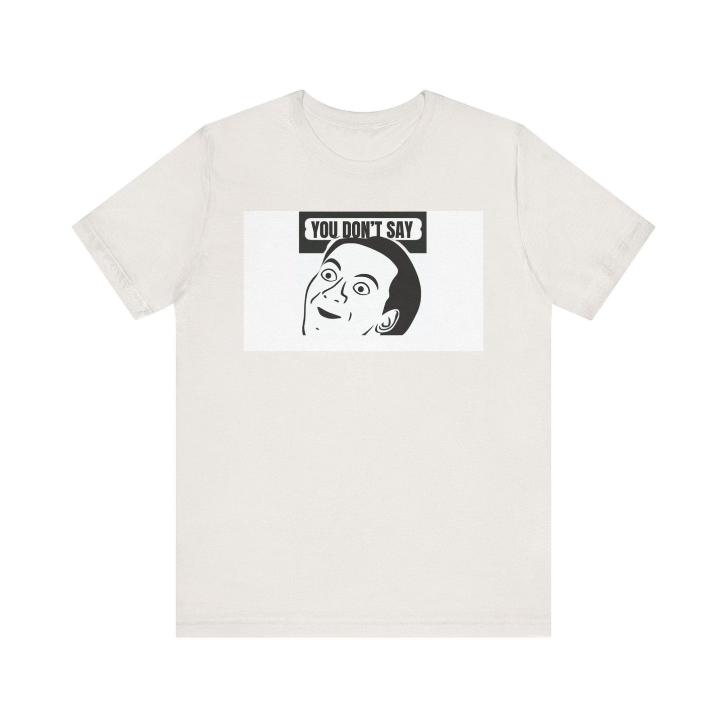 Nick cage graphic tshirt Versatile Unisex Jersey Short Sleeve T-Shirt: Comfortable, Stylish Everyday Wear for All - Toddcraft
