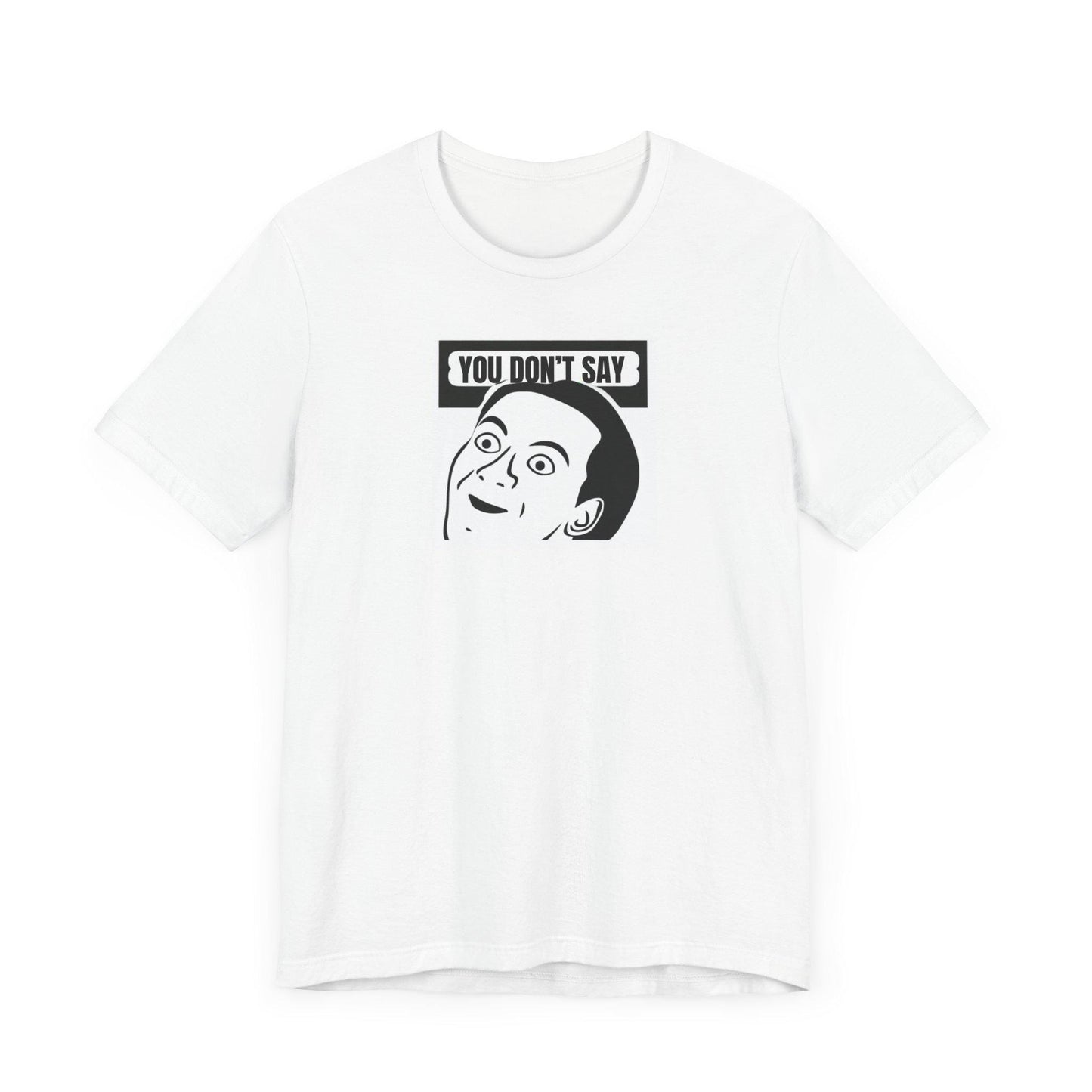 Nick cage graphic tshirt Versatile Unisex Jersey Short Sleeve T-Shirt: Comfortable, Stylish Everyday Wear for All - Toddcraft