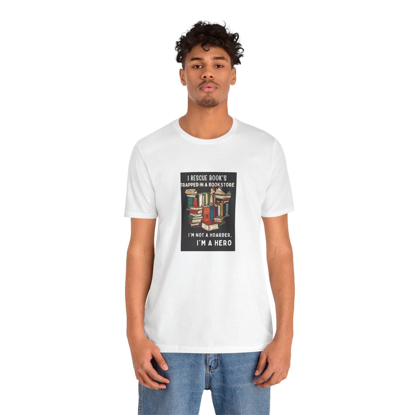 Librarian Gift Book Lover Comfortable Unisex Jersey T-Shirt: Versatile Short Sleeve Tee for Everyday Casual Wear - Toddcraft