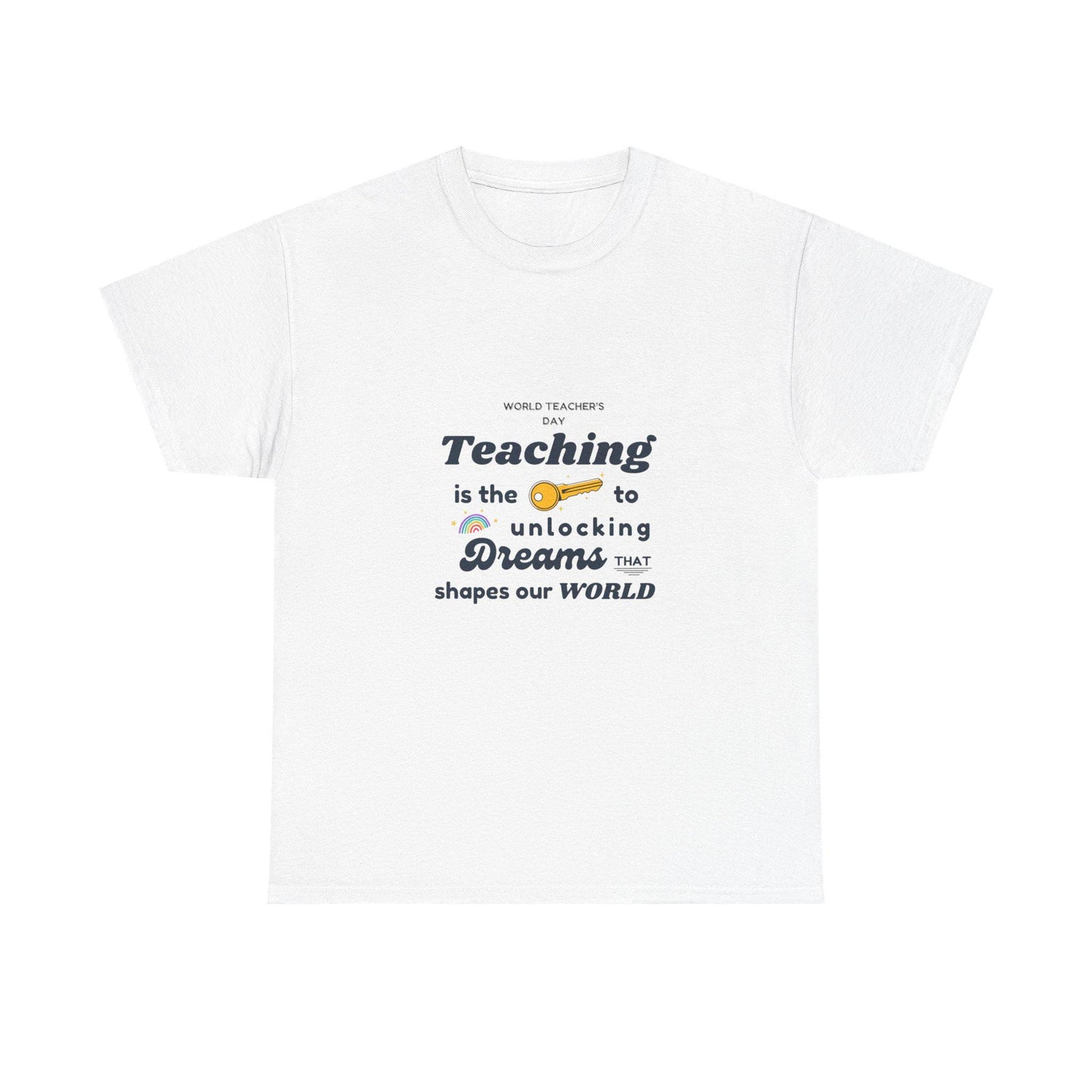 Teacher Gift Unisex Heavy Cotton Tee Comfortable, Durable Shirt for Educators & School Staff, Perfect Appreciation Present - Toddcraft