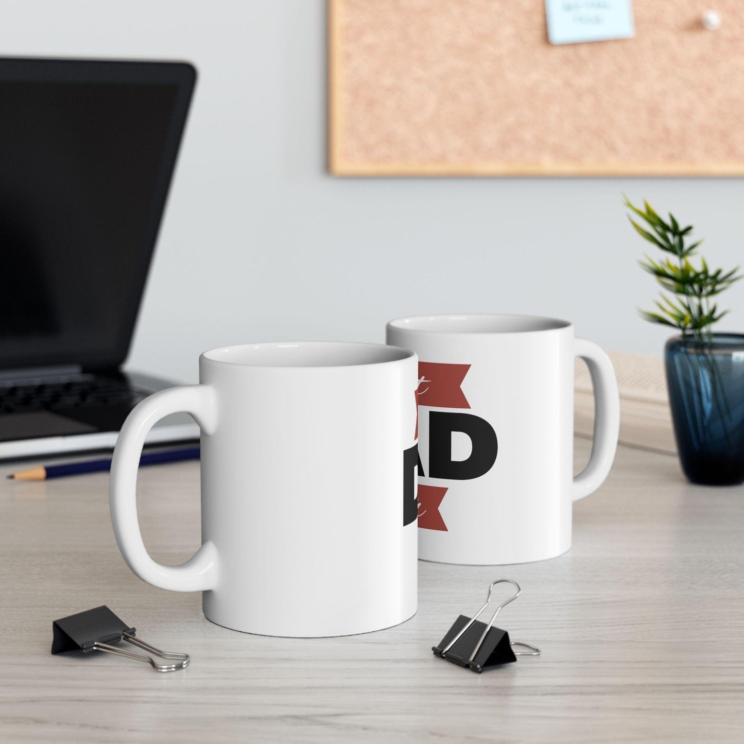 Best Dad Ever Ceramic Mug - Happy Fathers Day Gift from Mom Family, 11oz 15oz Coffee Cup for Dad - Toddcraft